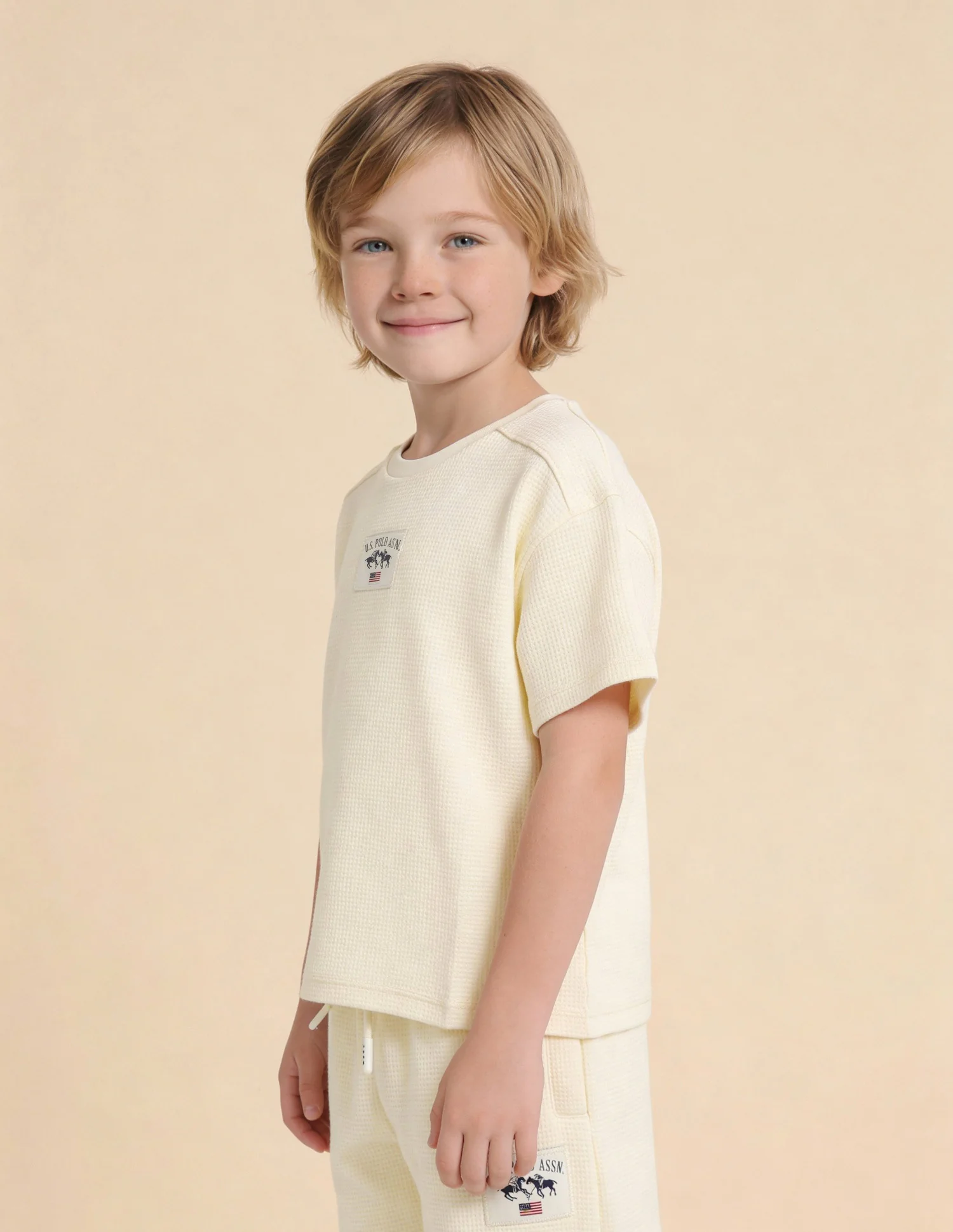 Boys Textured Oversized Fit T-Shirt - Image 4