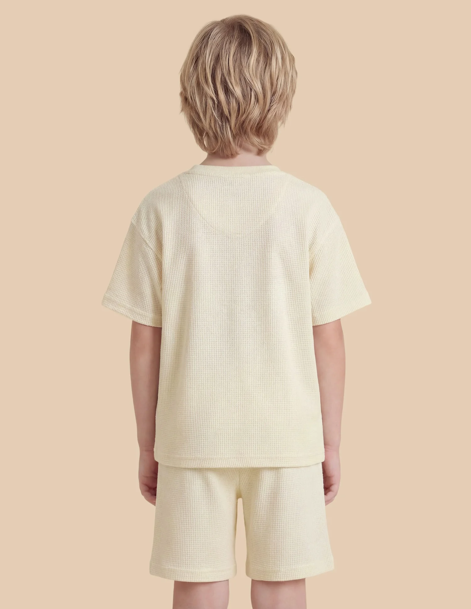 Boys Textured Oversized Fit T-Shirt - Image 5
