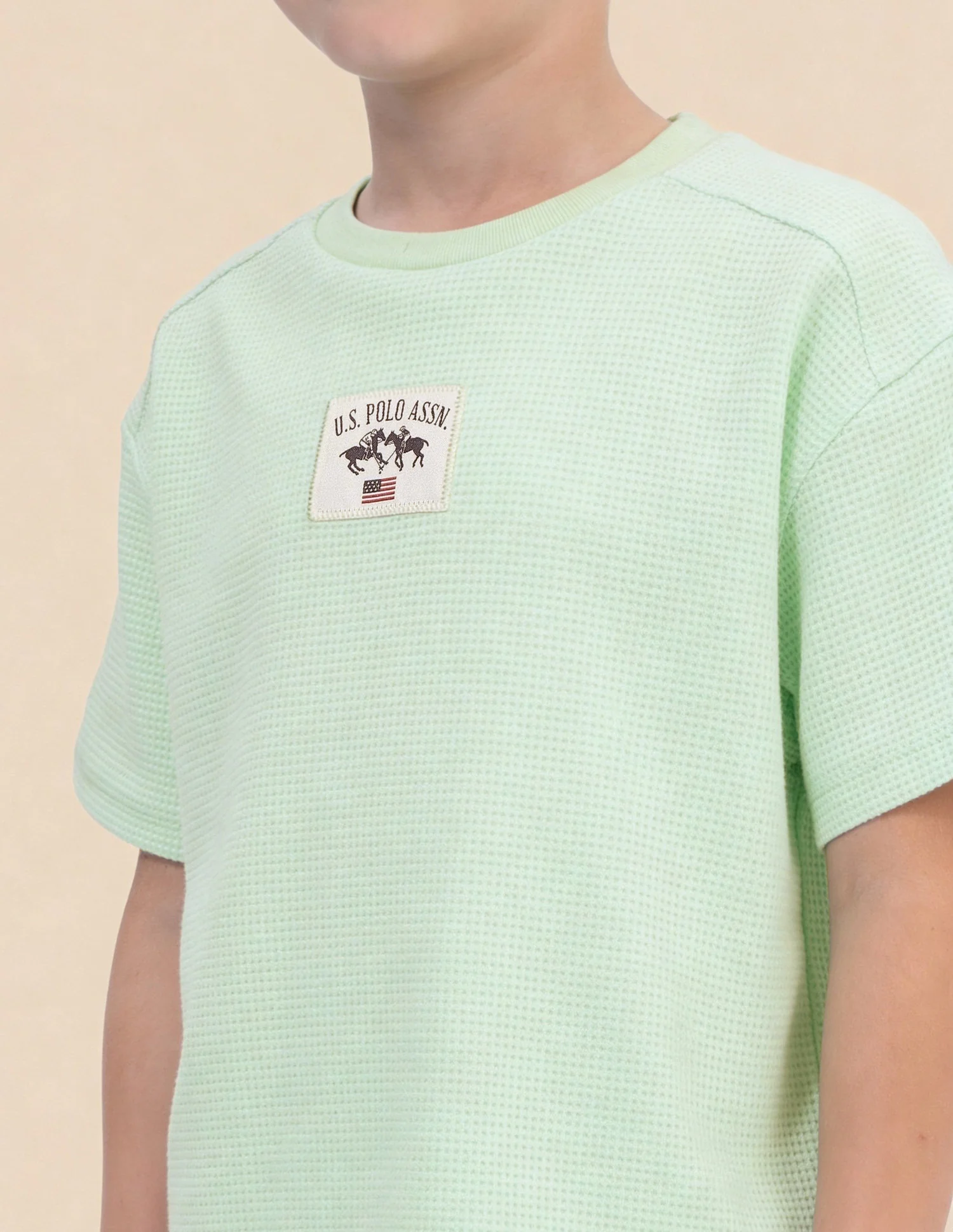 Boys Textured Oversized Fit T-Shirt - Image 6