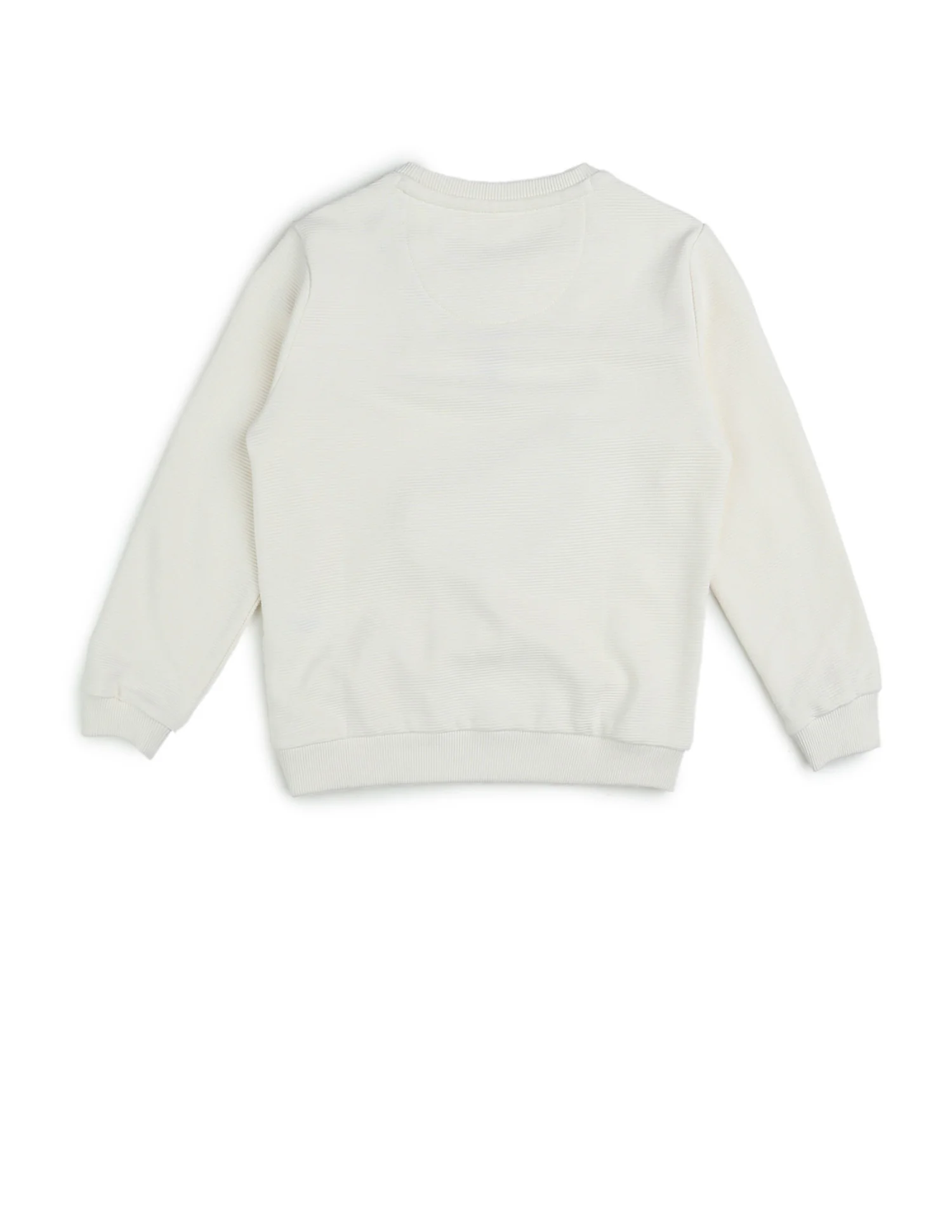 Boys Textured patterned Knit Regular Fit Sweatshirt - Image 8