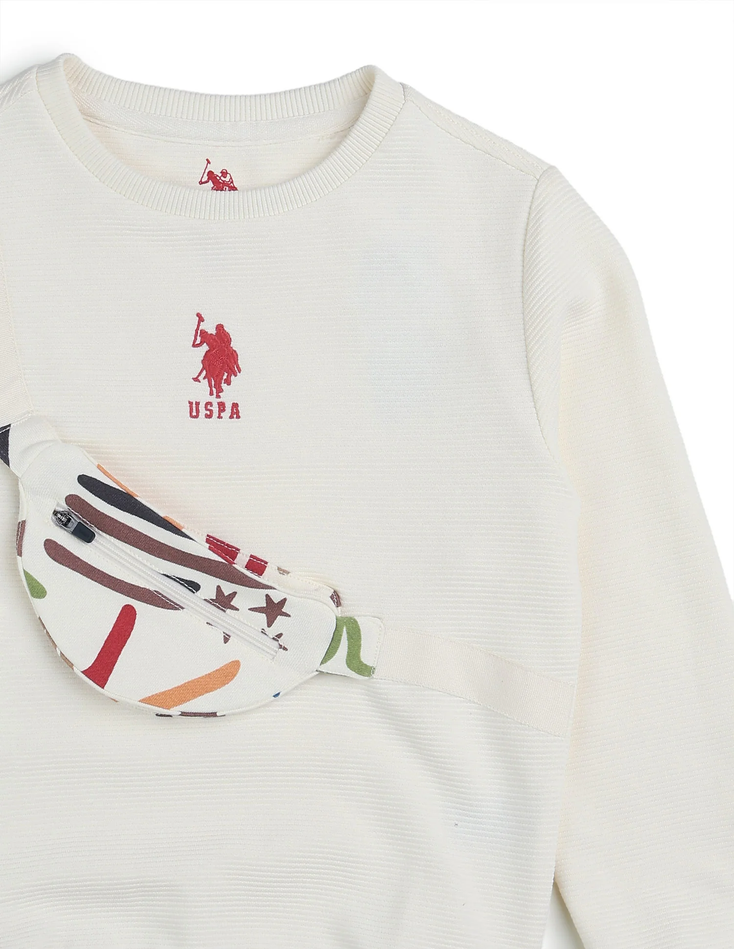 Boys Textured patterned Knit Regular Fit Sweatshirt - Image 9