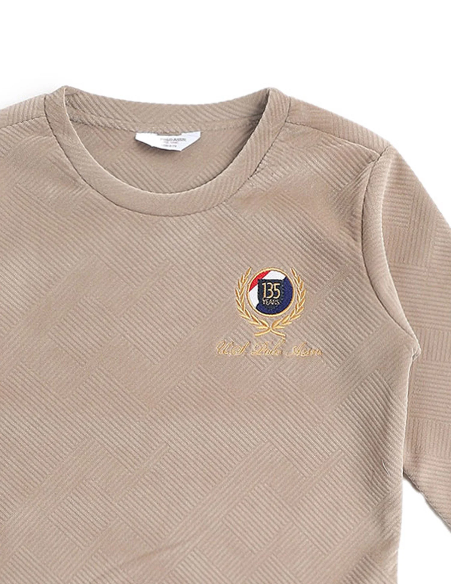 Boys Textured Patterned Knit Regular Fit Sweatshirt - Image 10