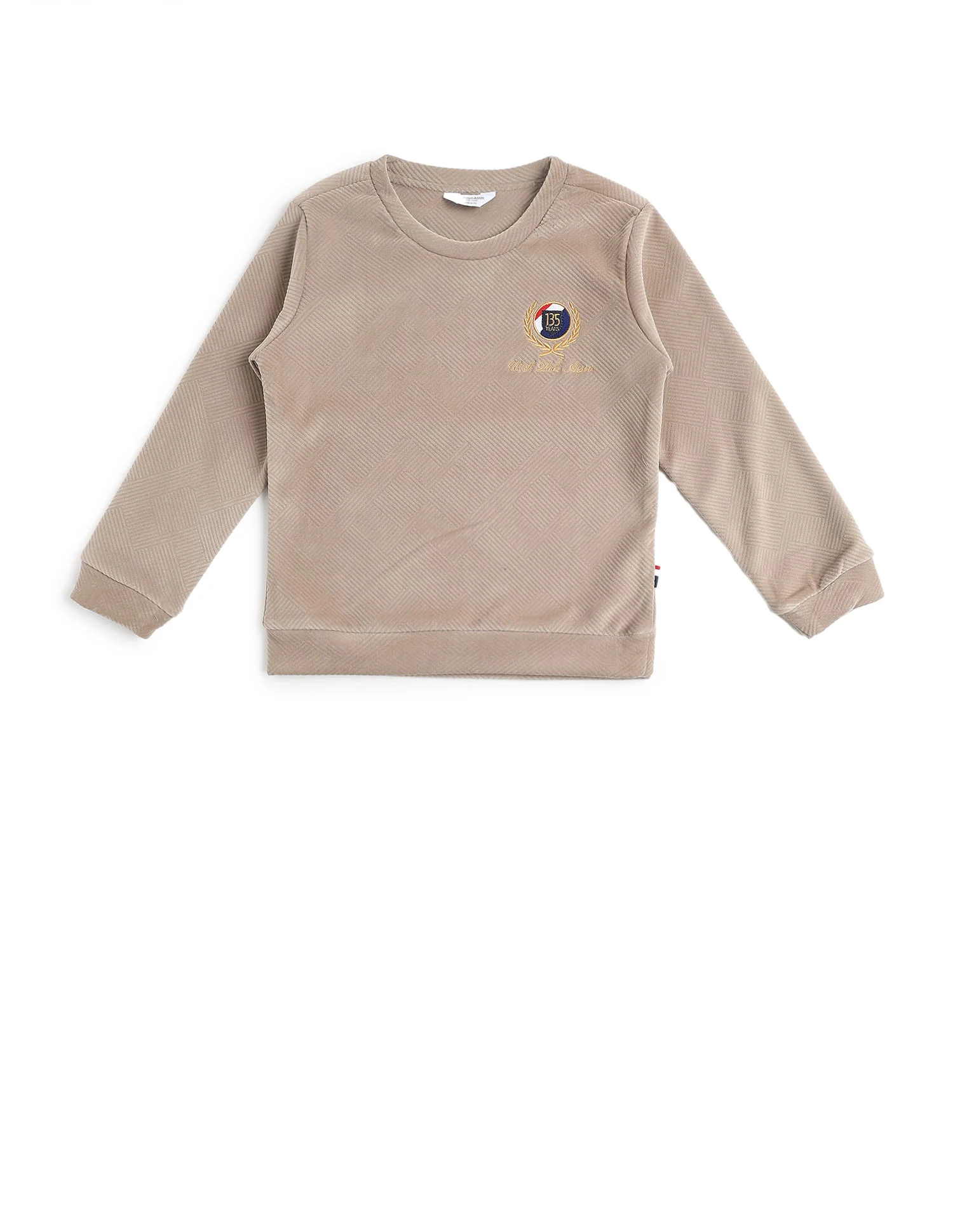 Boys Textured Patterned Knit Regular Fit Sweatshirt - Image 8