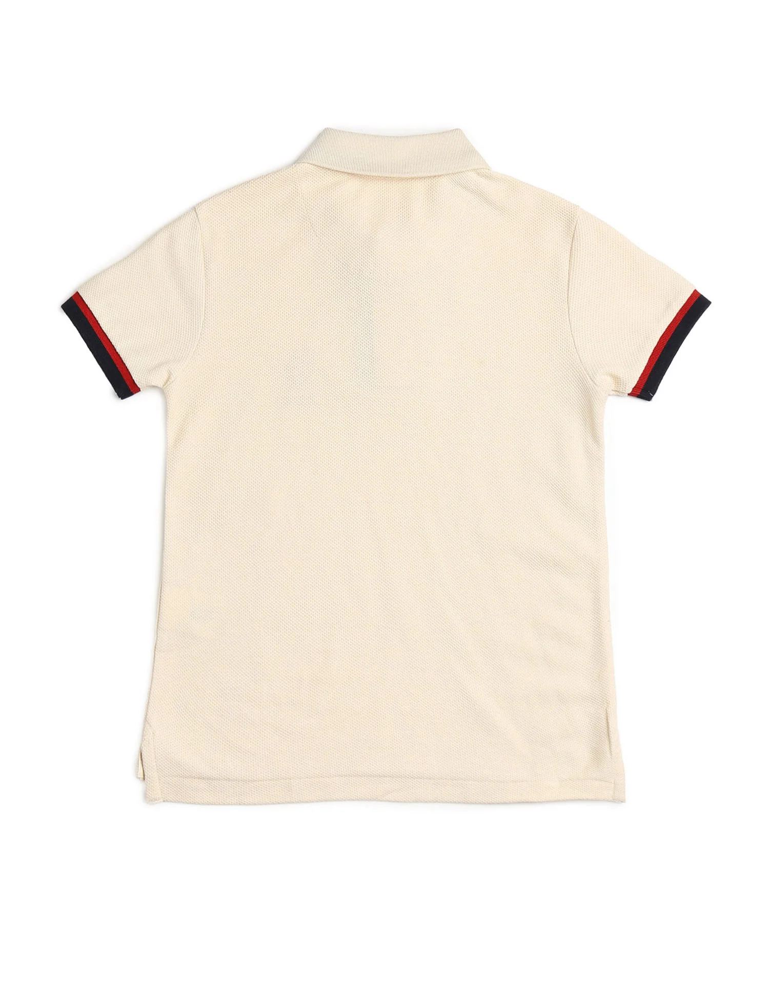 Boys Textured Pure Cotton Polo Shirt - Image 8