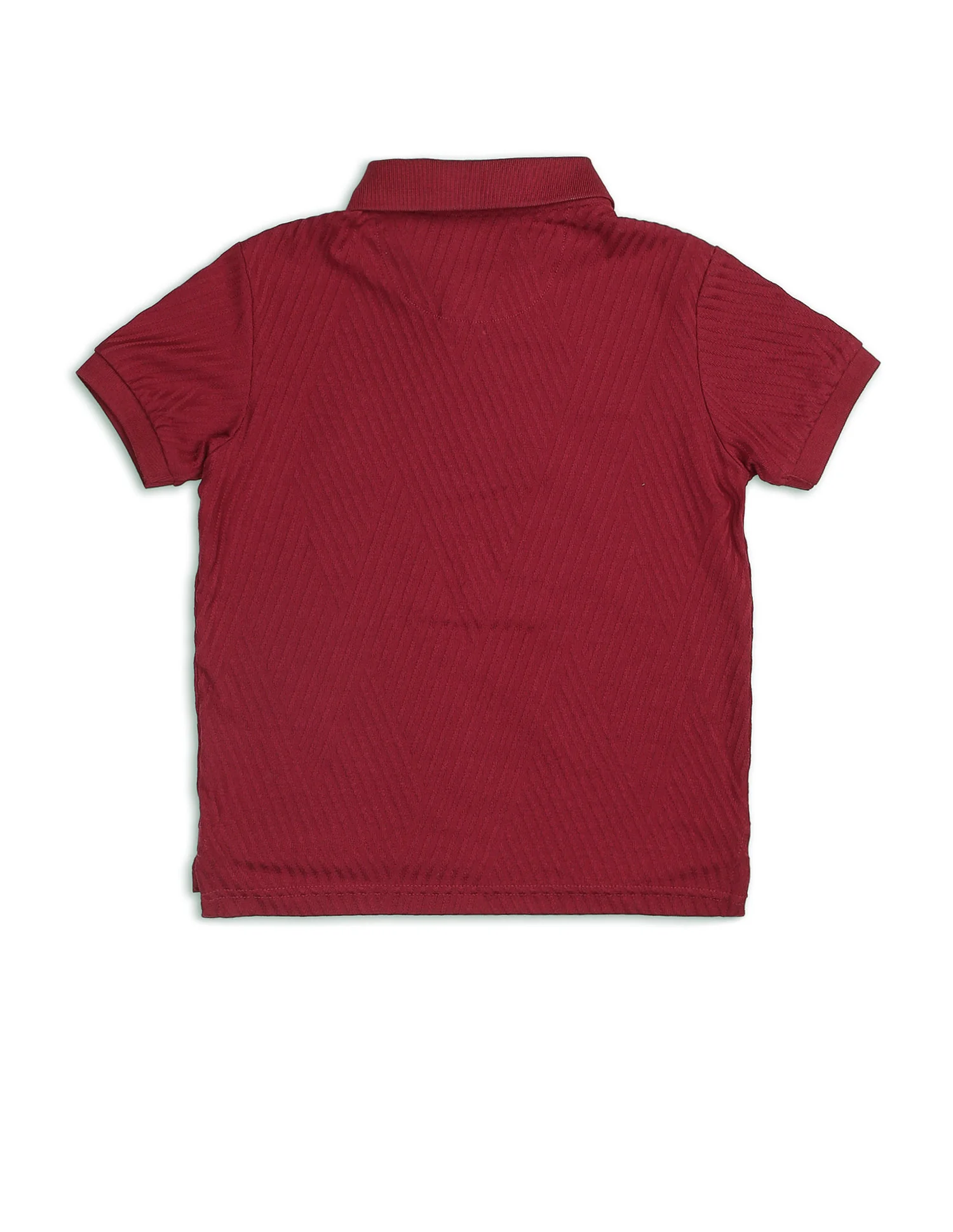 Boys Textured Pure Cotton Polo Shirt - Image 8