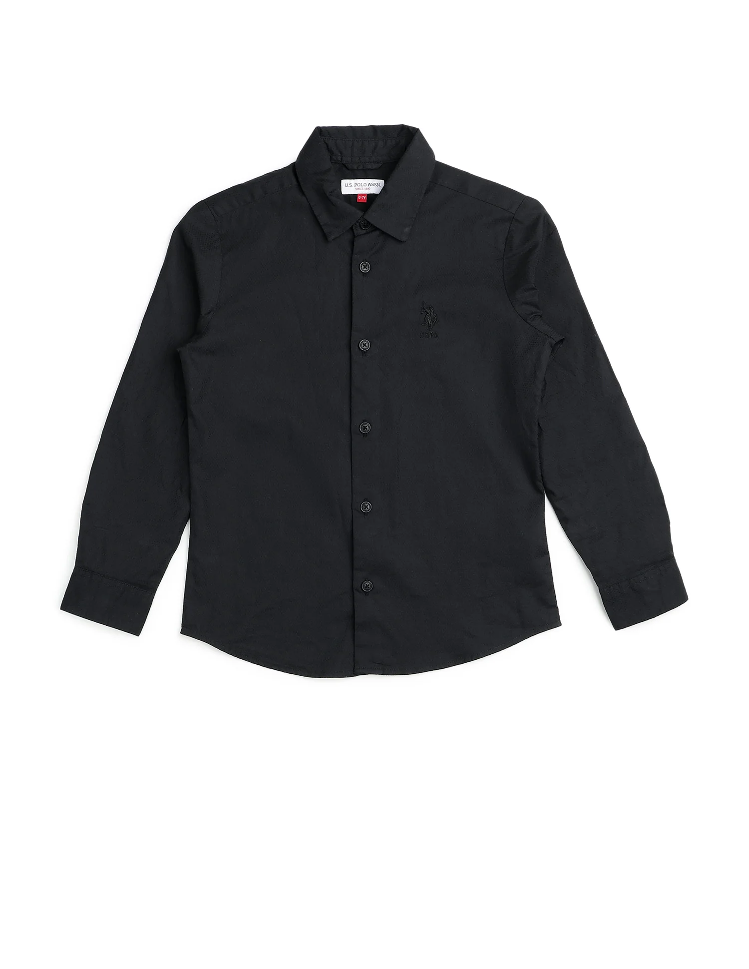 Boys Textured Pure Cotton Shirt - Image 7