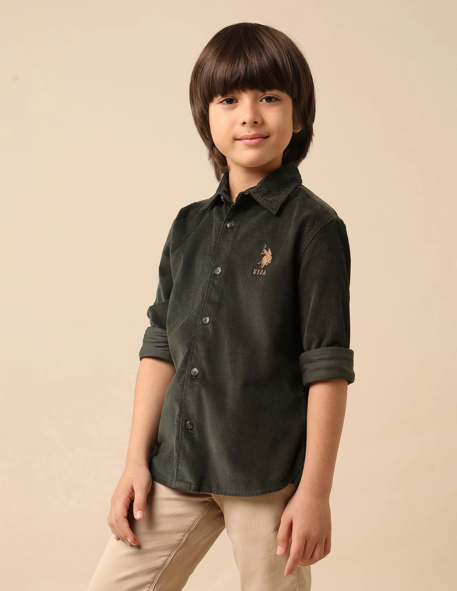Boys Textured Pure Cotton Shirt - Image 4