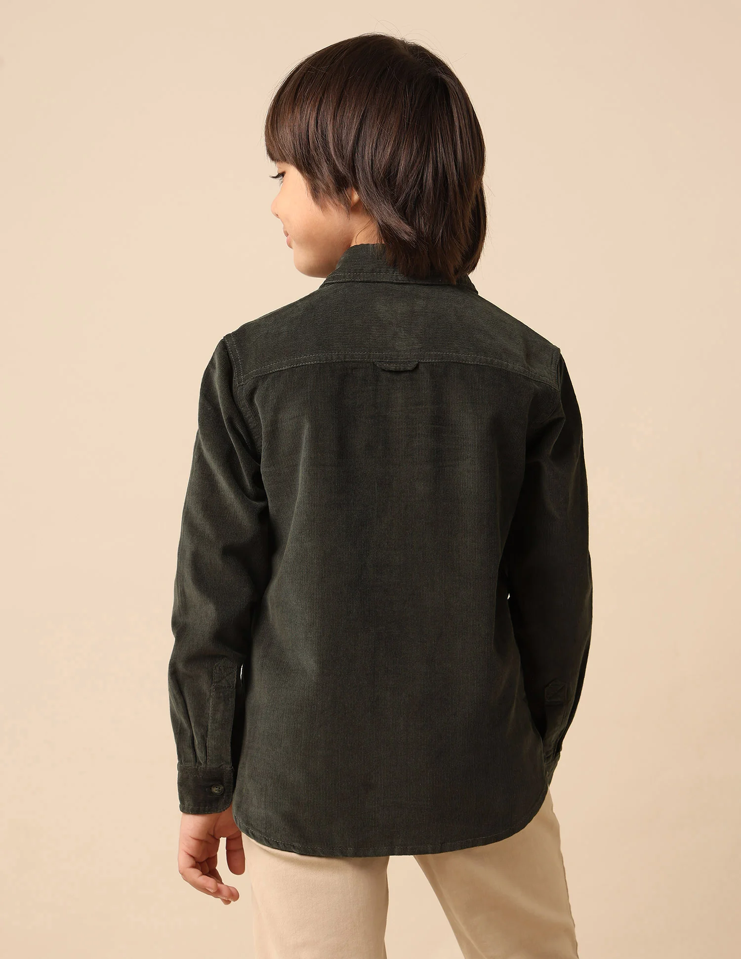 Boys Textured Pure Cotton Shirt - Image 5