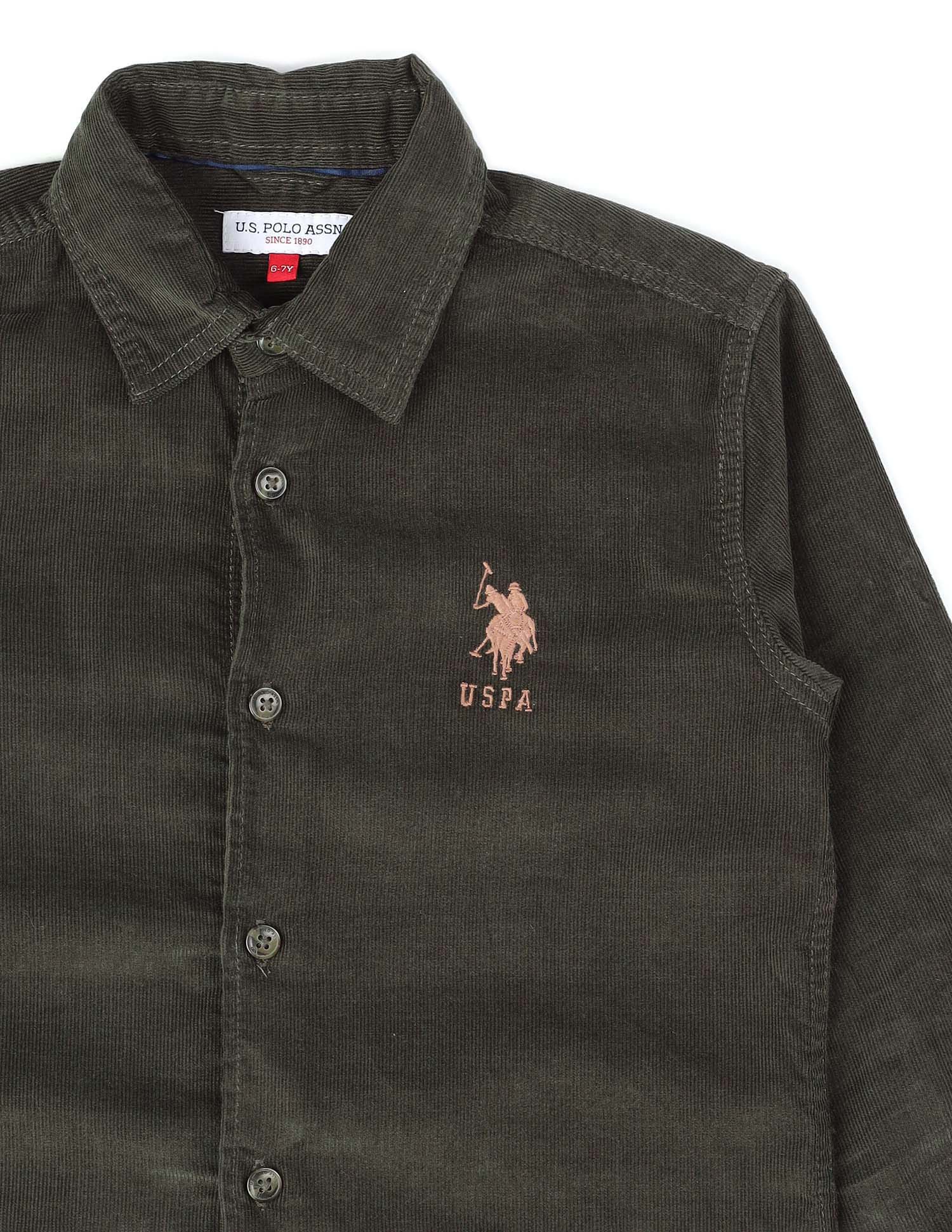 Boys Textured Pure Cotton Shirt - Image 9