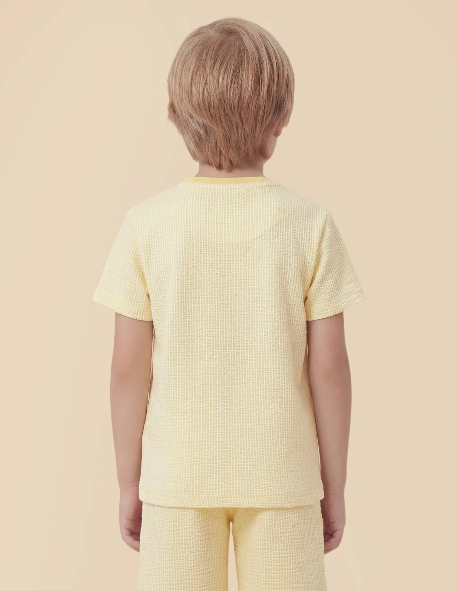 Boys Textured Regular Fit T-Shirt - Image 5