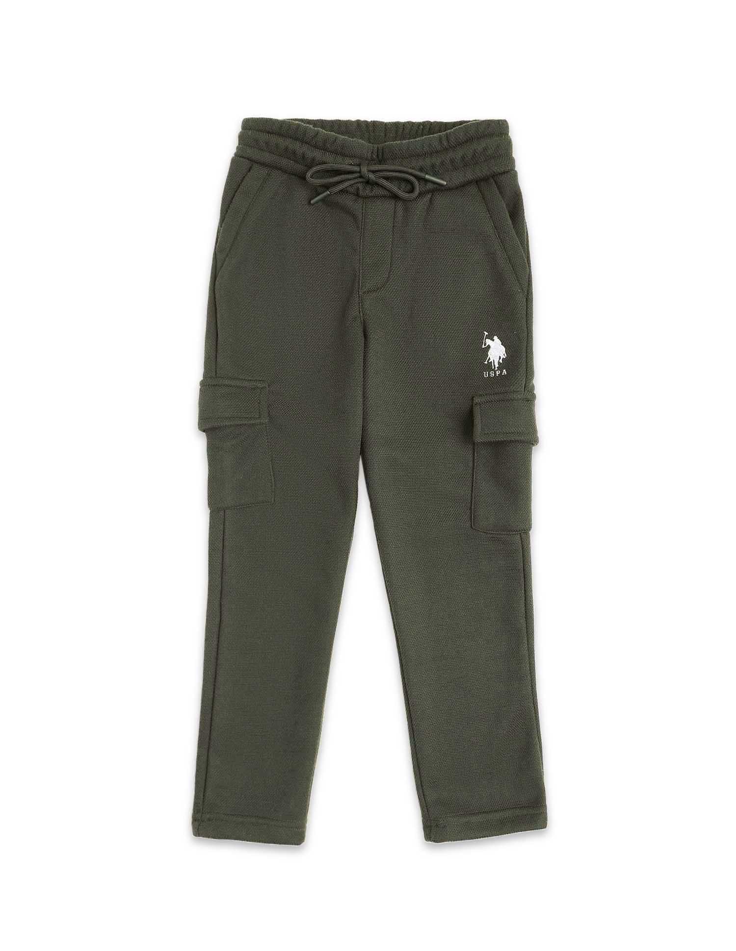 Boys Textured Regular Fit Track Pants - Image 8