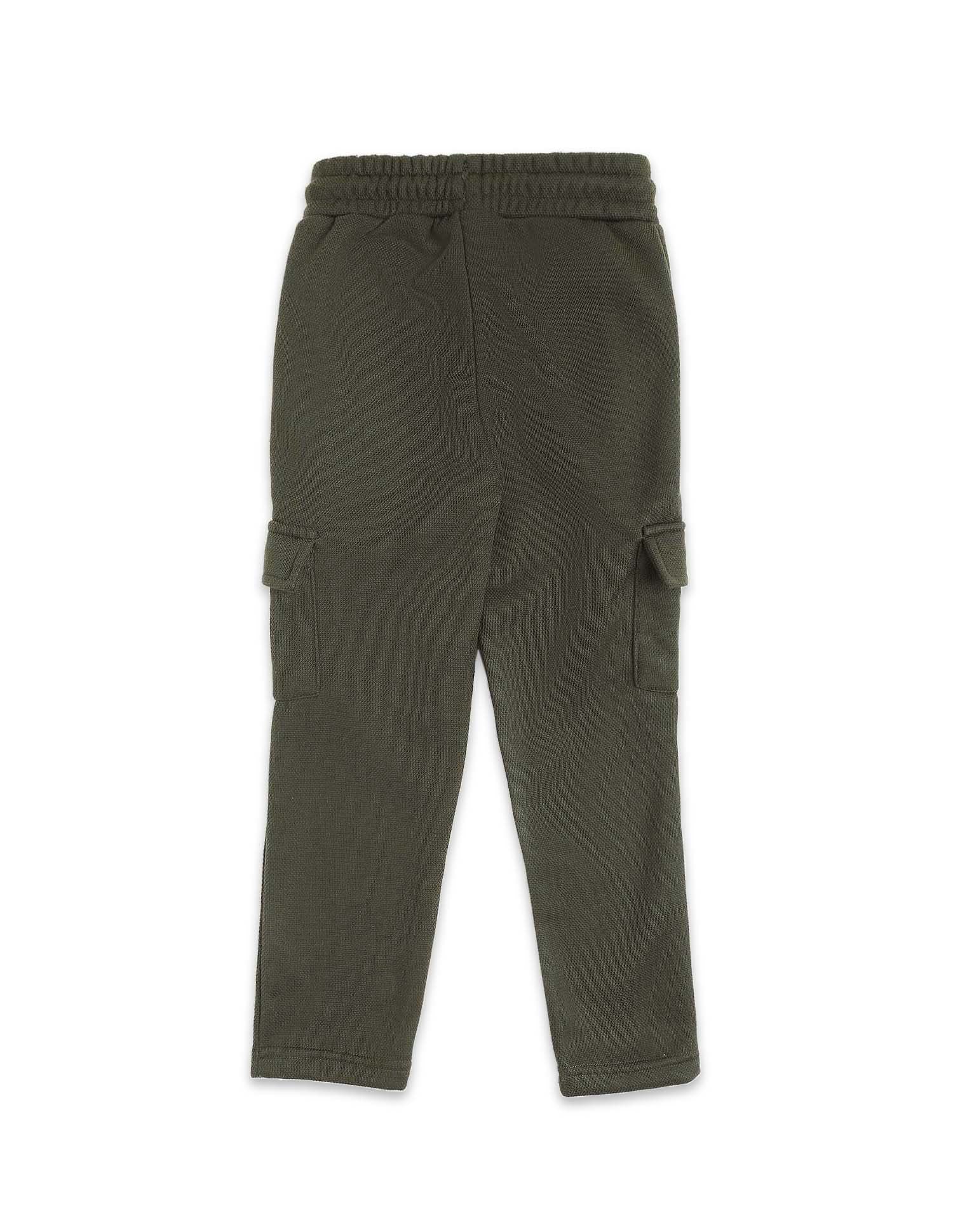 Boys Textured Regular Fit Track Pants - Image 9