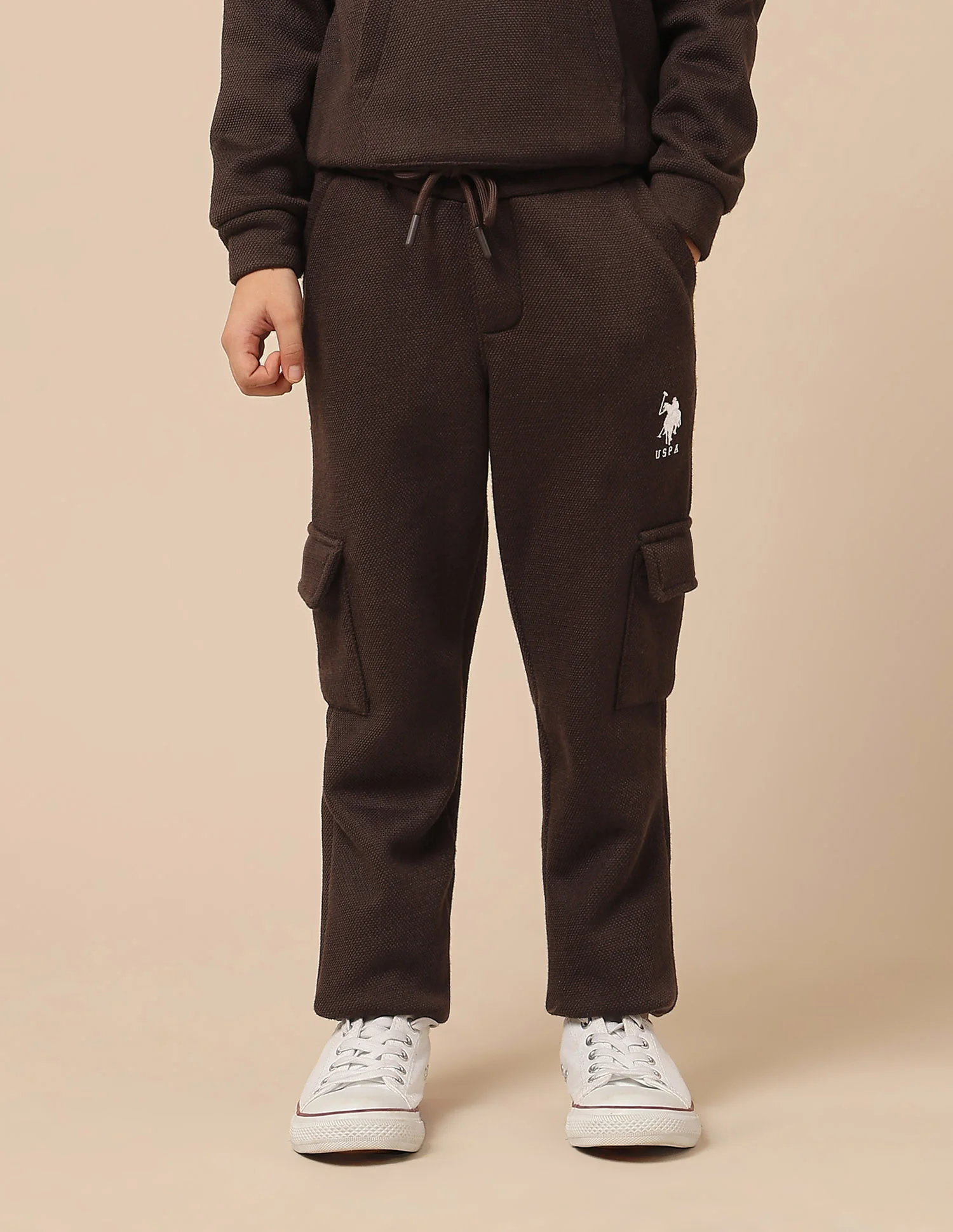 Boys Textured Regular Fit Track Pants - Image 6