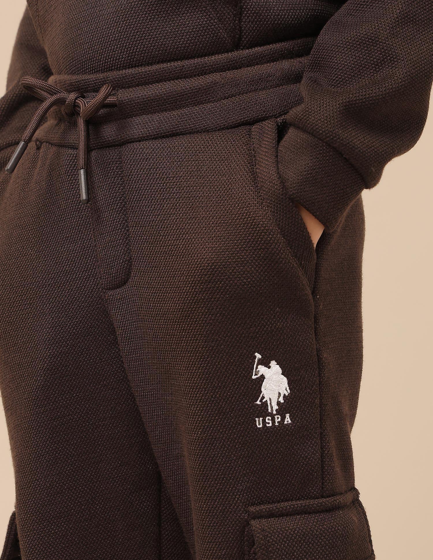 Boys Textured Regular Fit Track Pants - Image 7