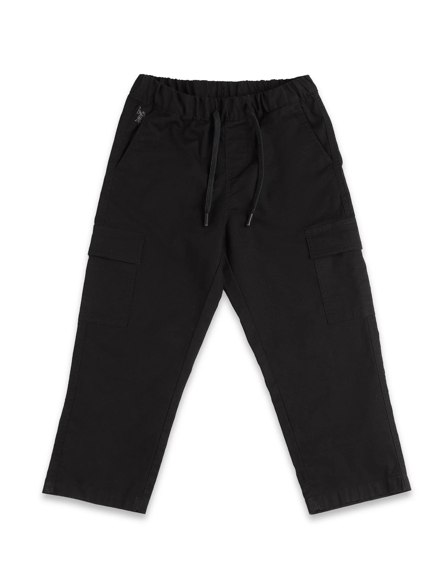 Boys Textured Relaxed Fit Cargos - Image 7
