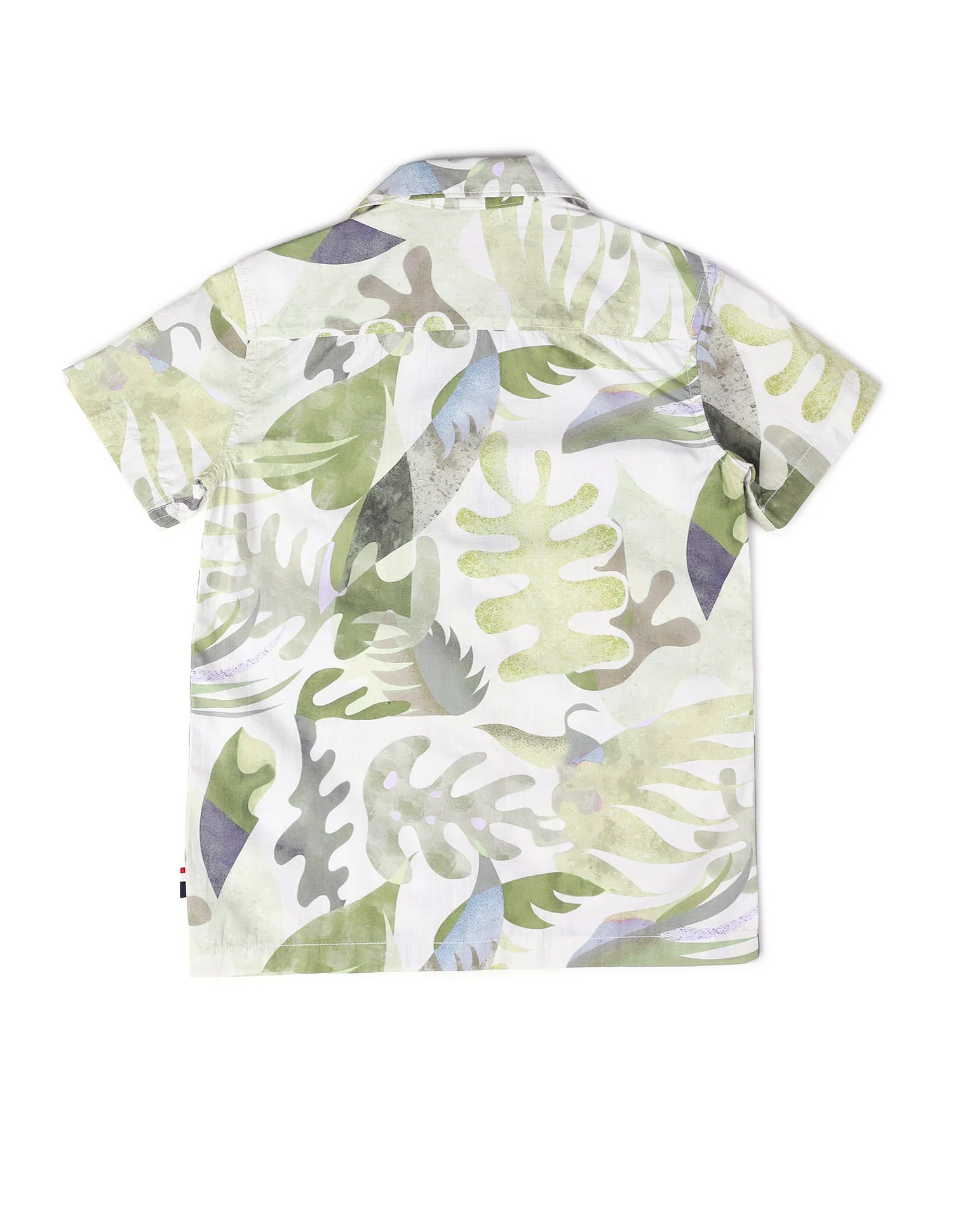 Boys Tropical Printed Pure Cotton Shirt - Image 8