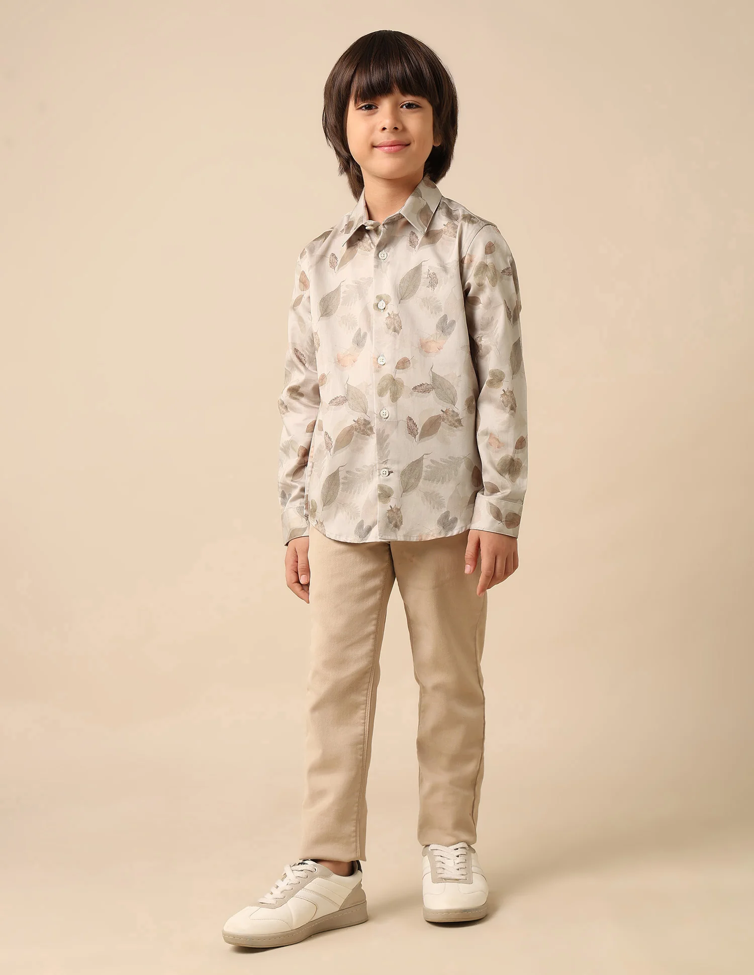 Boys Tropical Printed Satin Shirt - Image 3