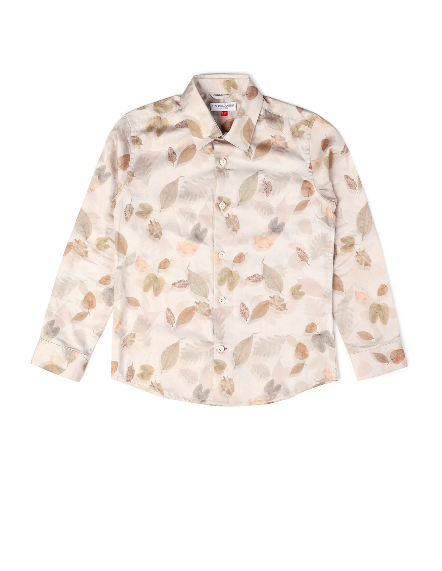 Boys Tropical Printed Satin Shirt - Image 7