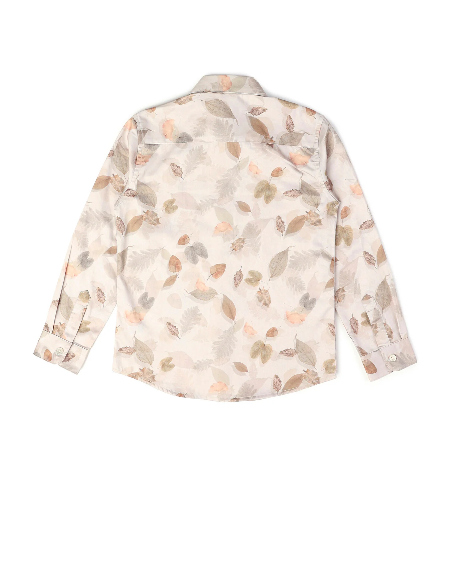 Boys Tropical Printed Satin Shirt - Image 8