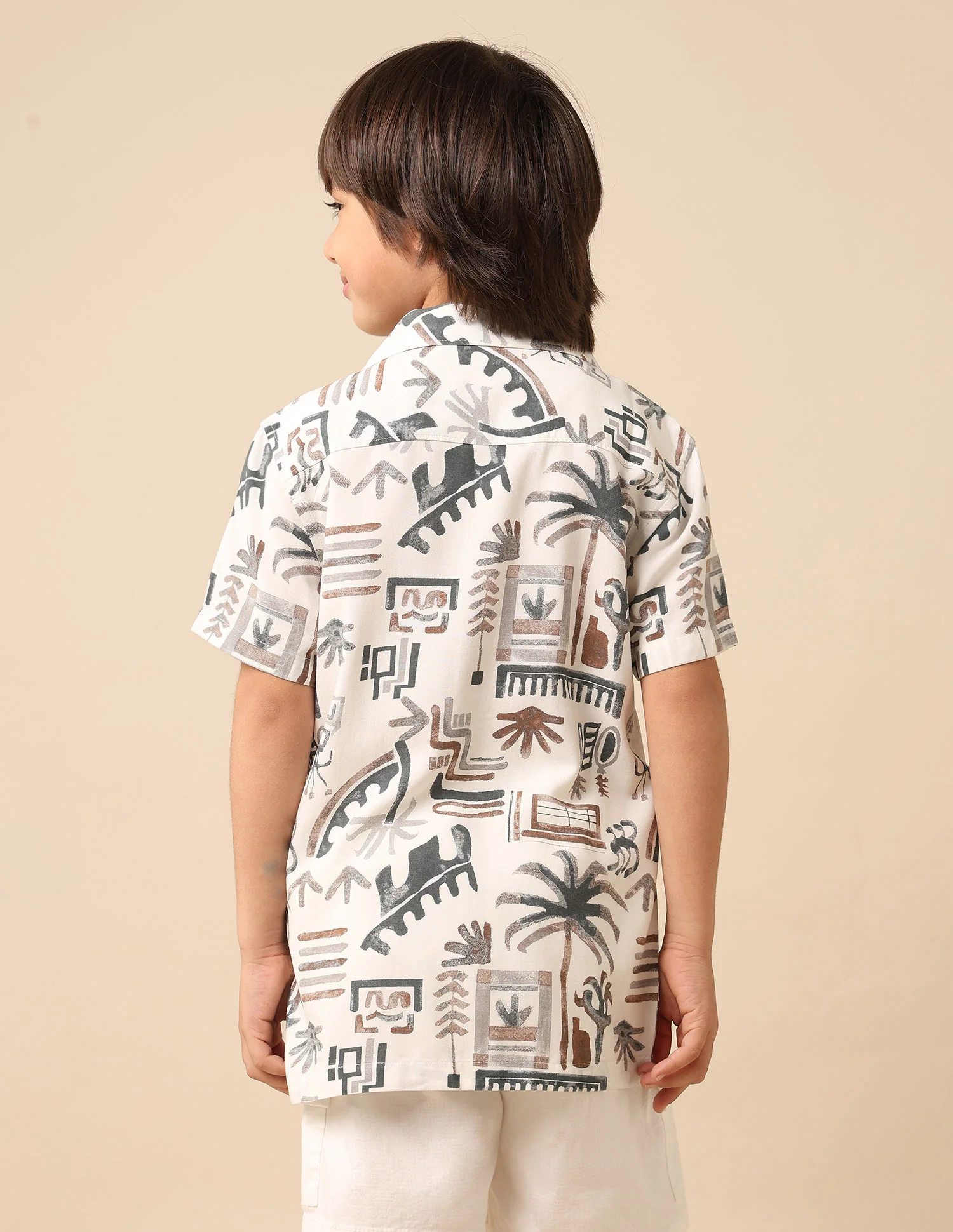 Boys Twill All Over Printed Shirt - Image 5