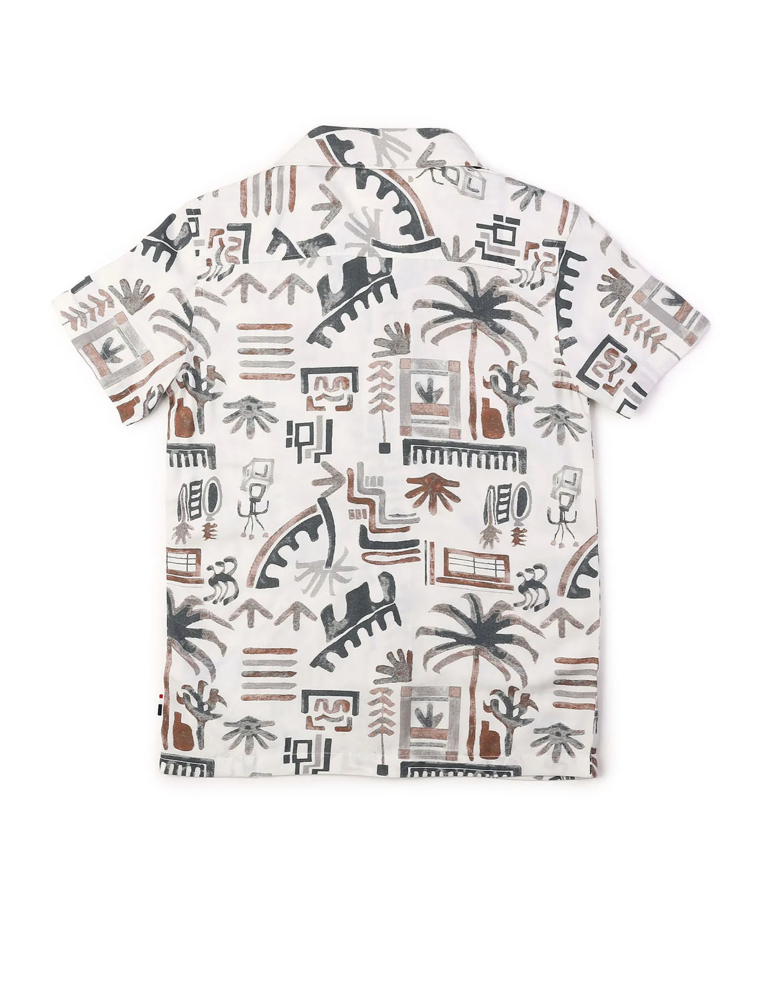 Boys Twill All Over Printed Shirt - Image 8