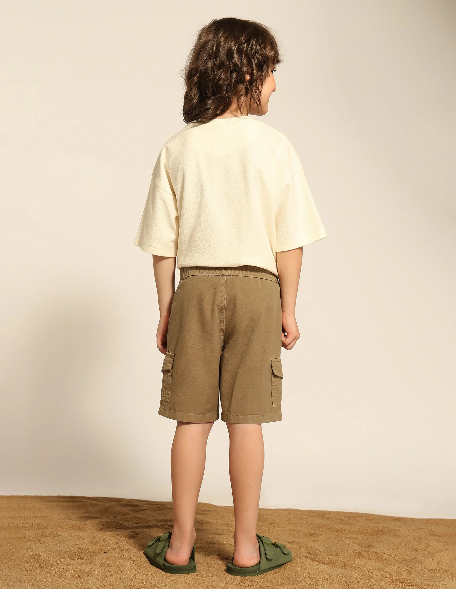 Boys Twill Cargo Shorts - Image 5