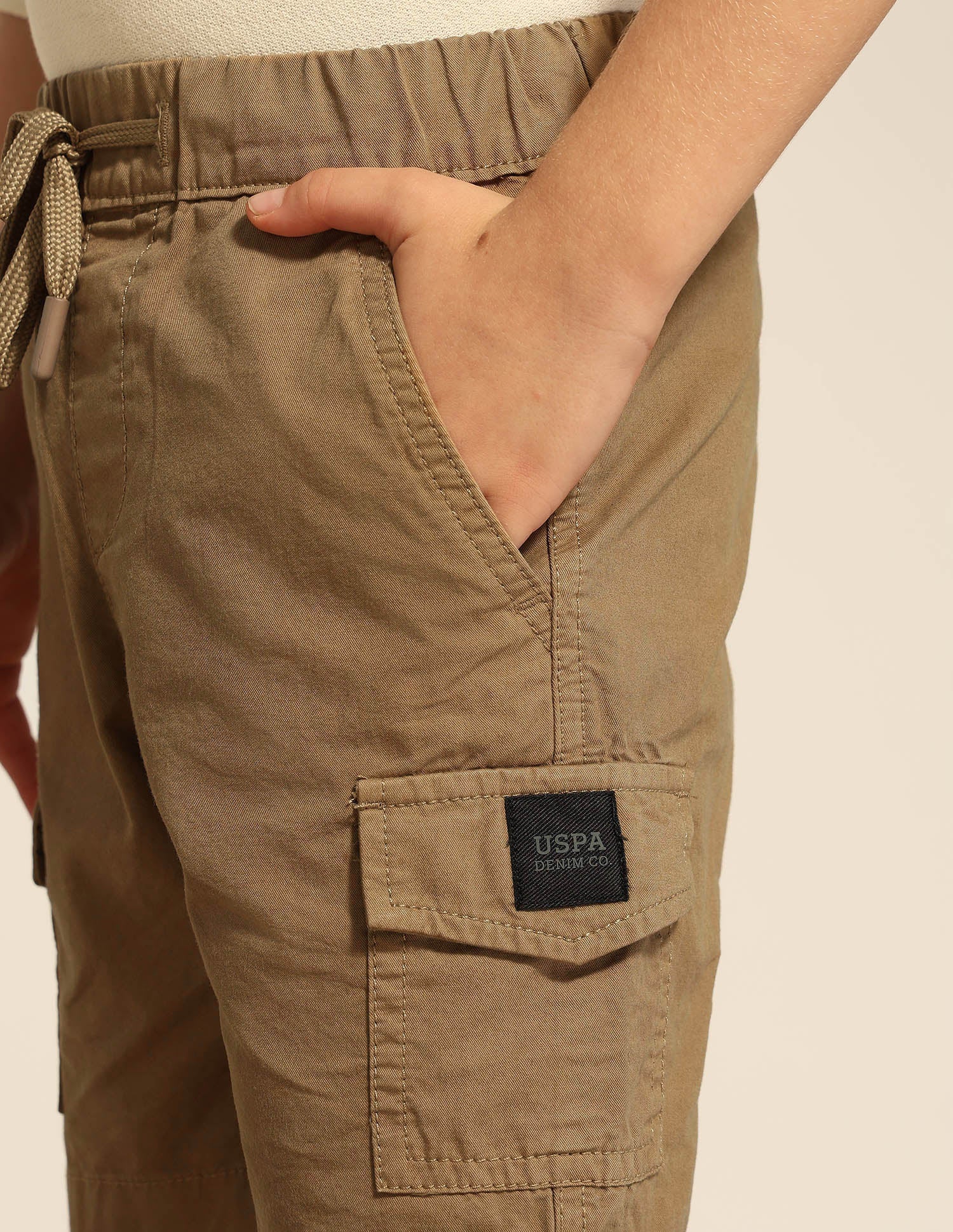 Boys Twill Cargo Shorts - Image 7
