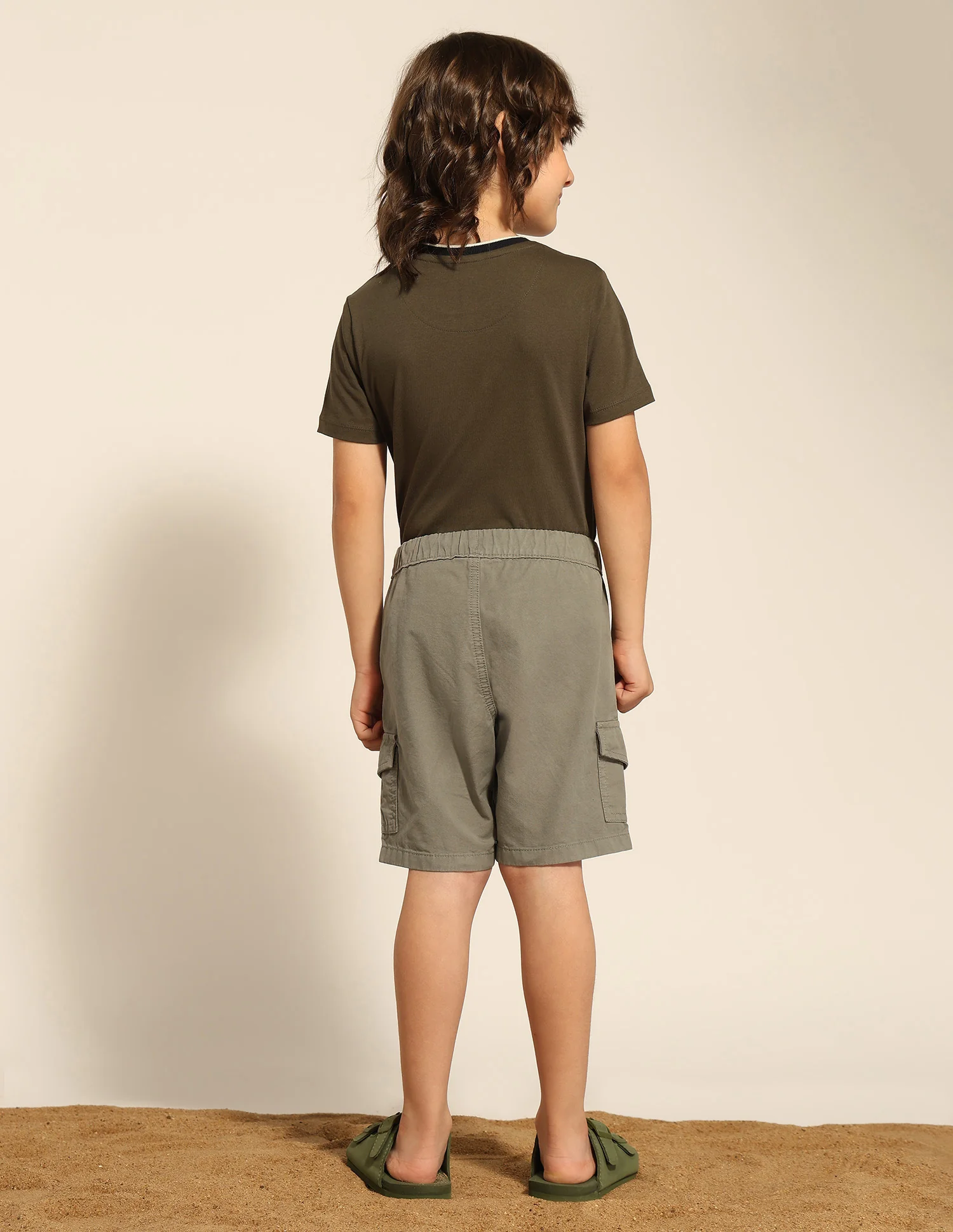 Boys Twill Cargo Shorts - Image 5