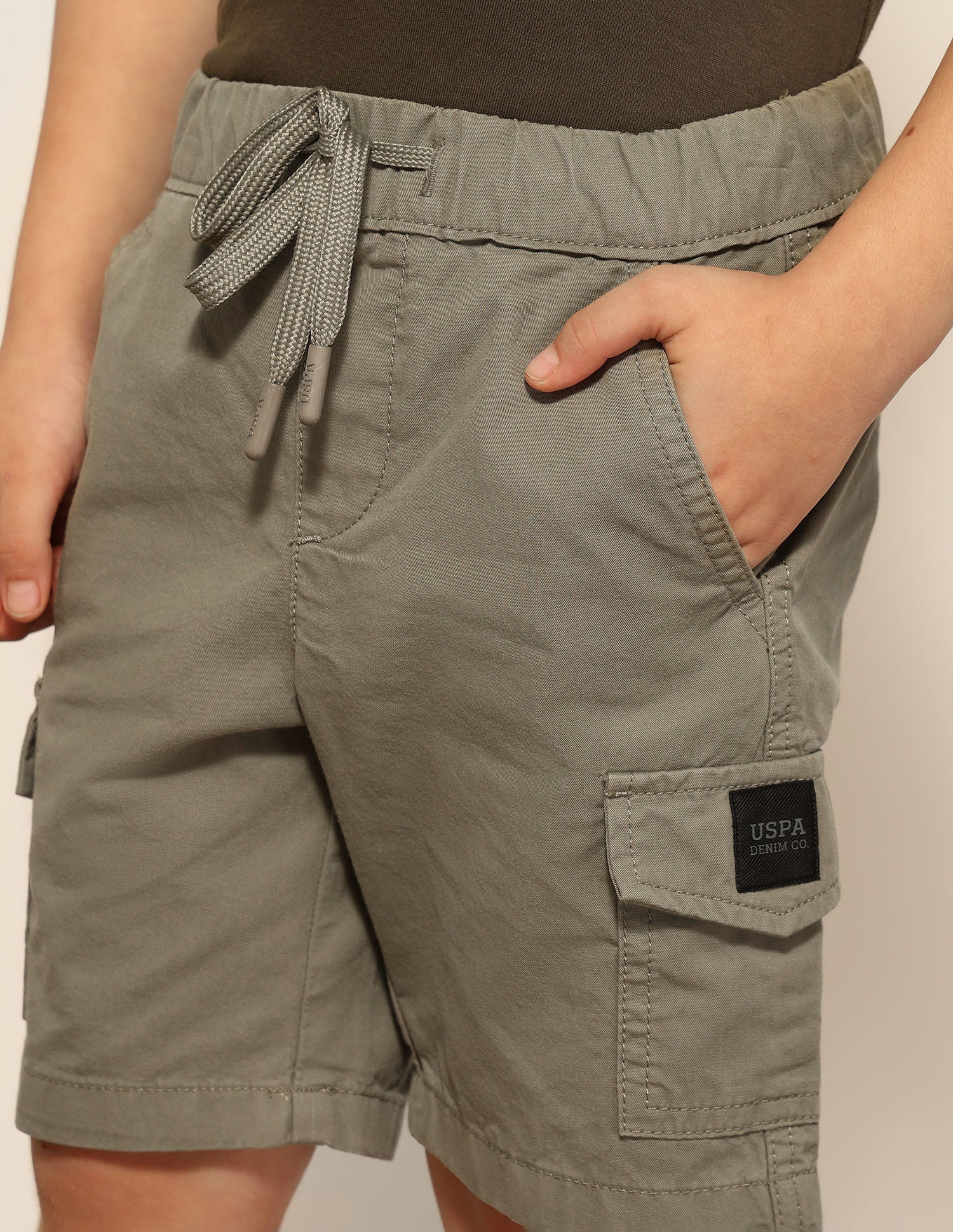 Boys Twill Cargo Shorts - Image 7