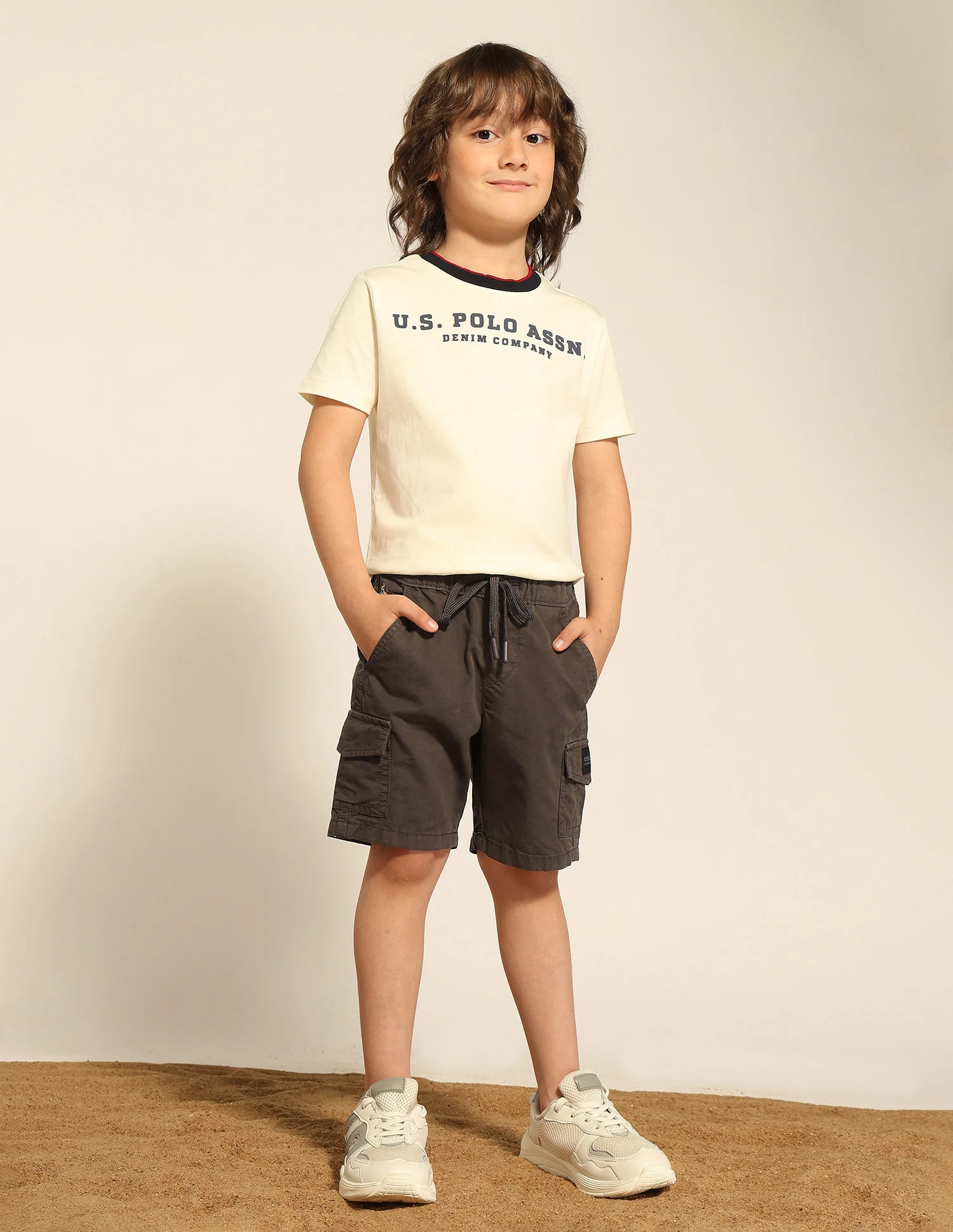 Boys Twill Cargo Shorts - Image 3