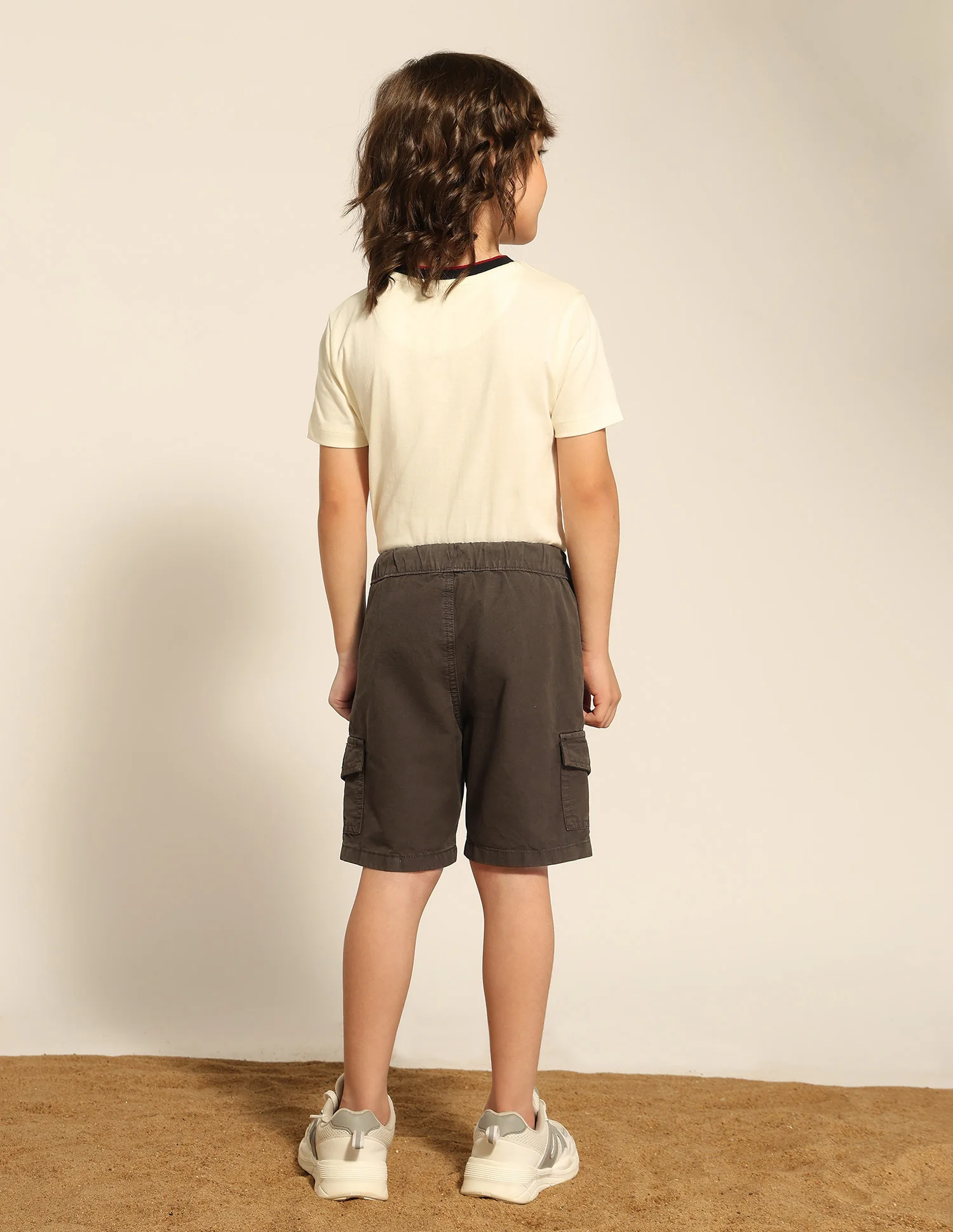 Boys Twill Cargo Shorts - Image 4