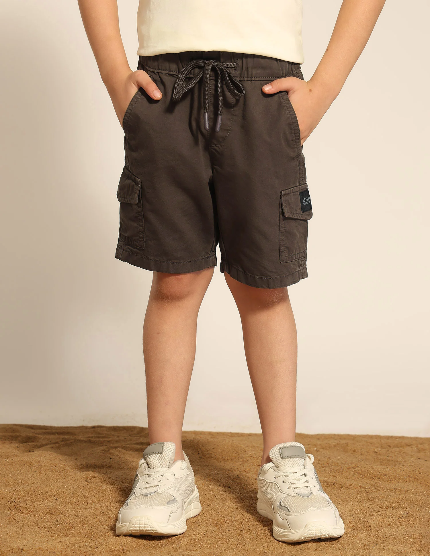 Boys Twill Cargo Shorts - Image 5