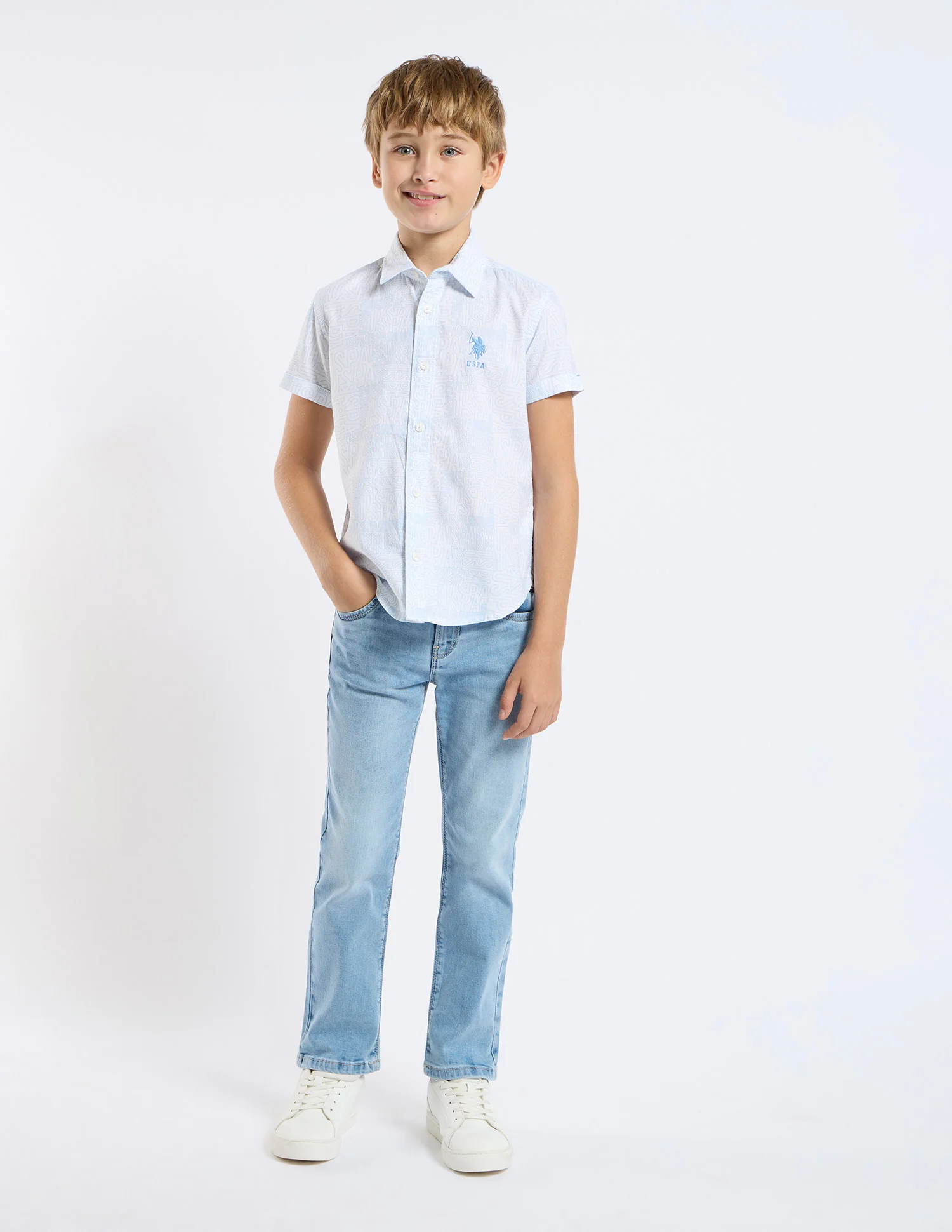 Boys Twill Regular Fit Shirt - Image 3