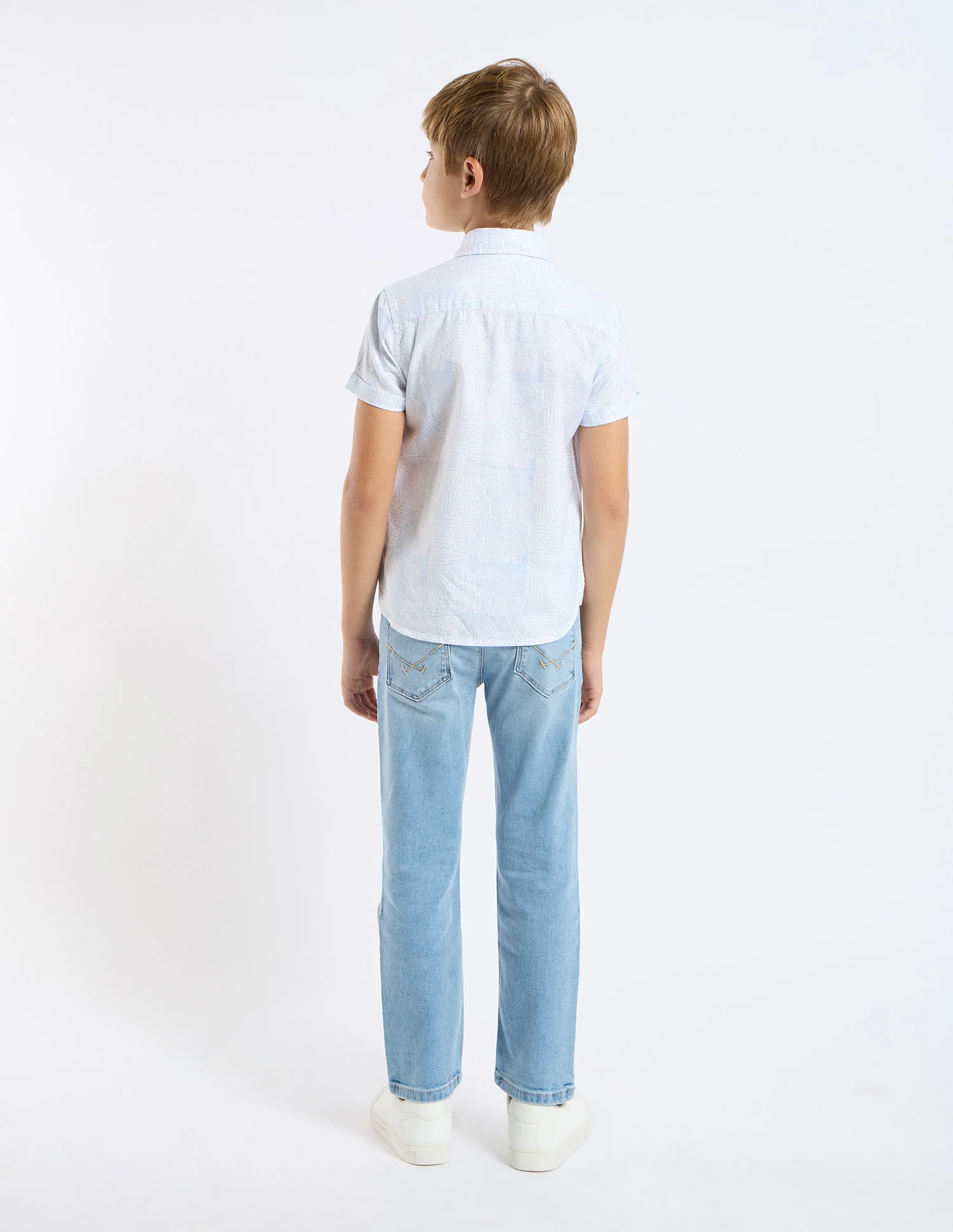 Boys Twill Regular Fit Shirt - Image 4