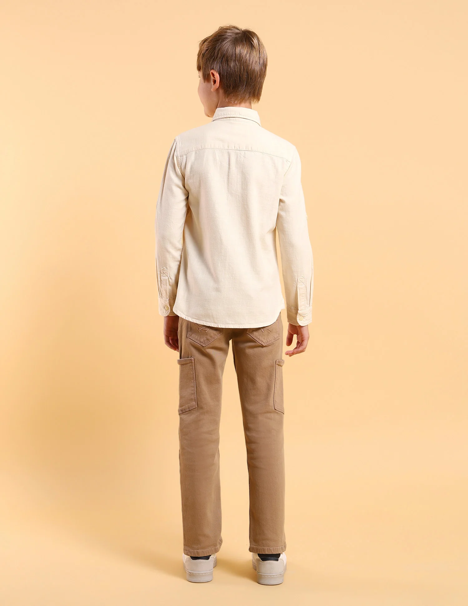 Boys Twill Regular Fit Shirt - Image 4