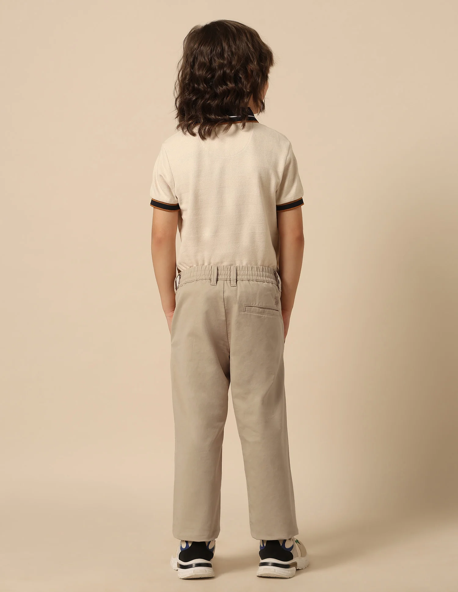 Boys Twill Regular Fit Trousers - Image 5