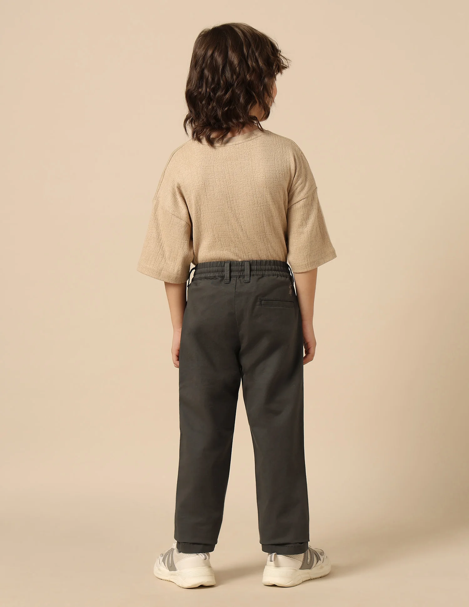 Boys Twill Regular Fit Trousers - Image 5