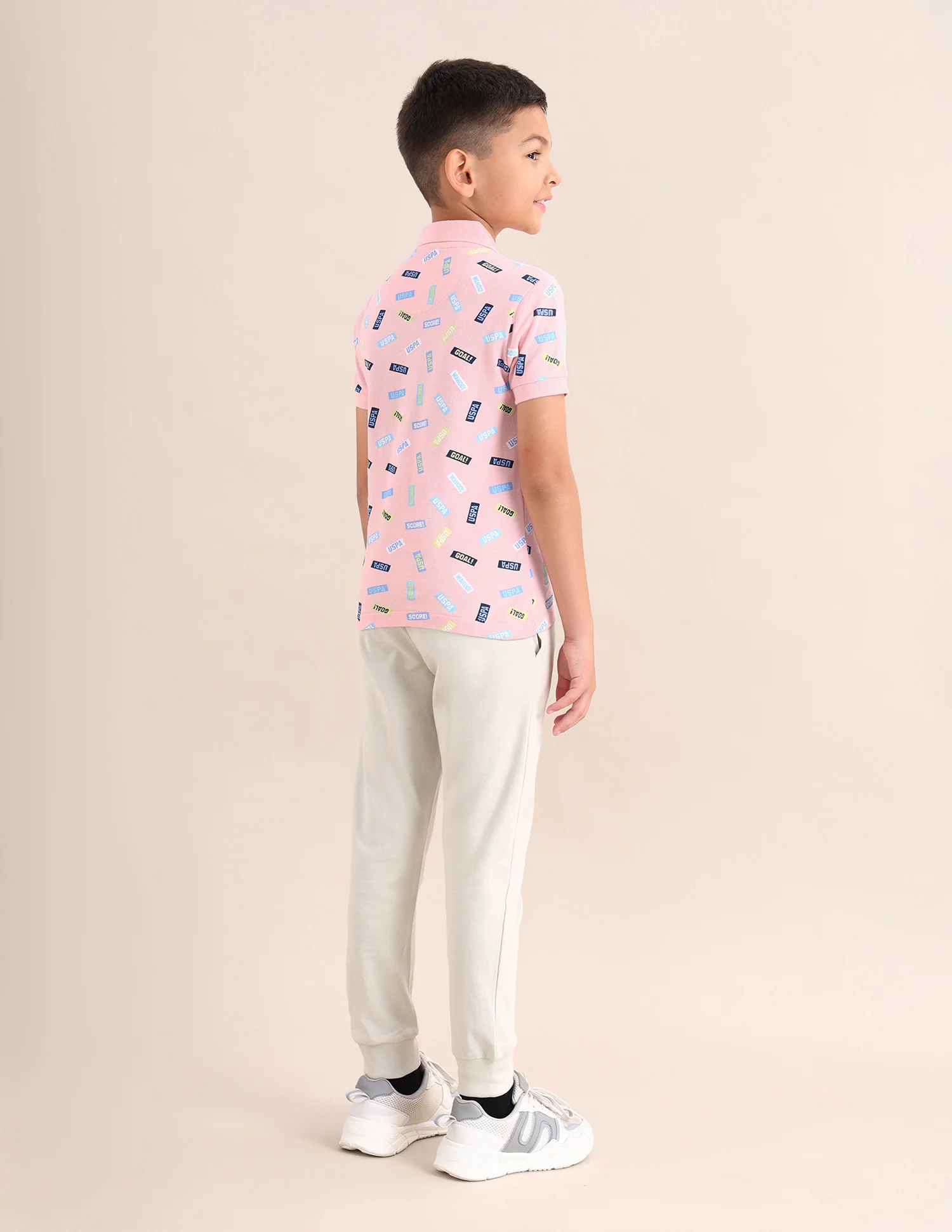 Boys Typographic Printed Regular Fit T-Shirt - Image 4