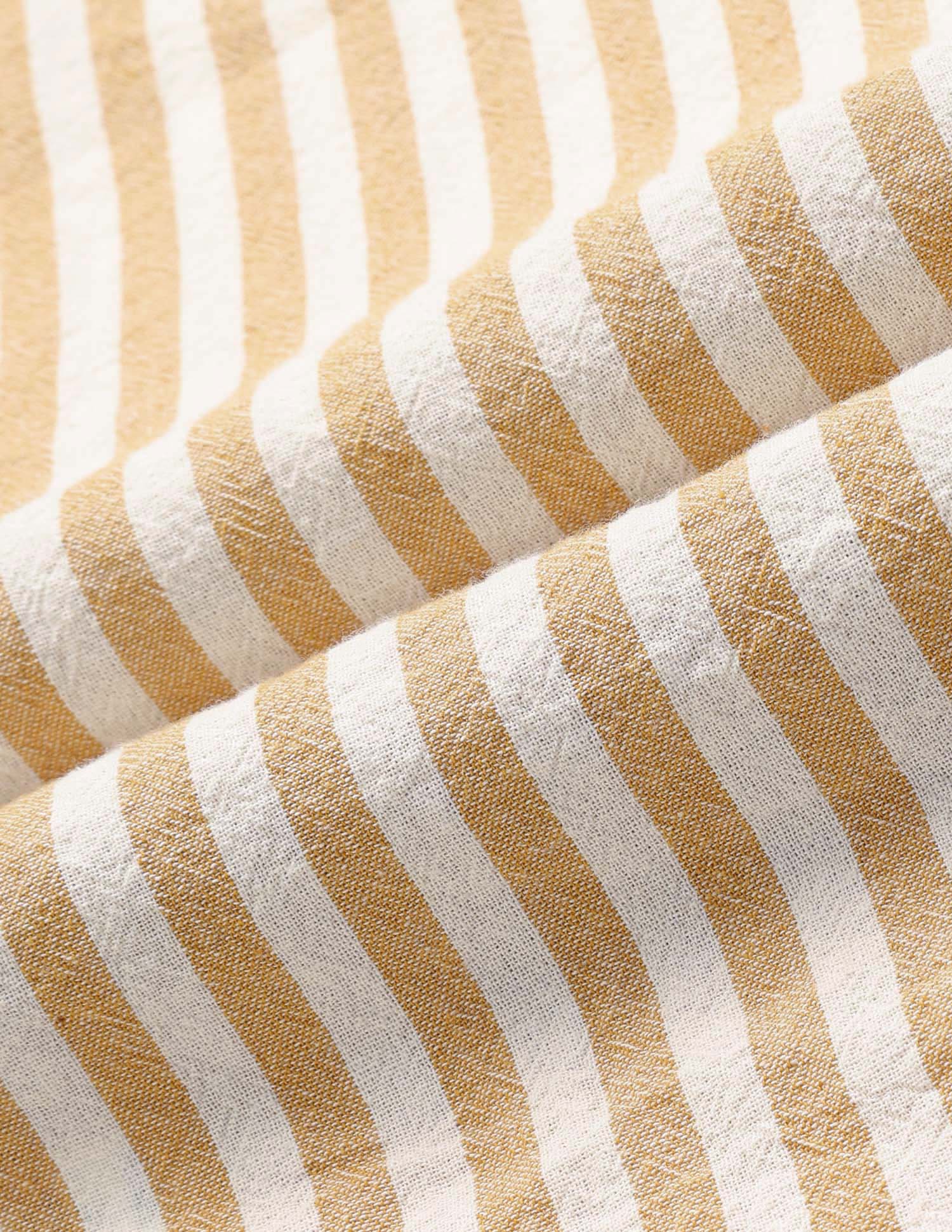 Boys Vertical Striped Boxy Fit Shirt - Image 2
