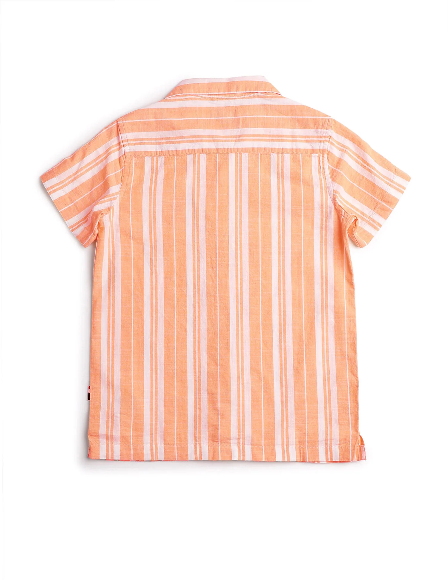 Boys Vertical Striped Cuban Shirt - Image 7