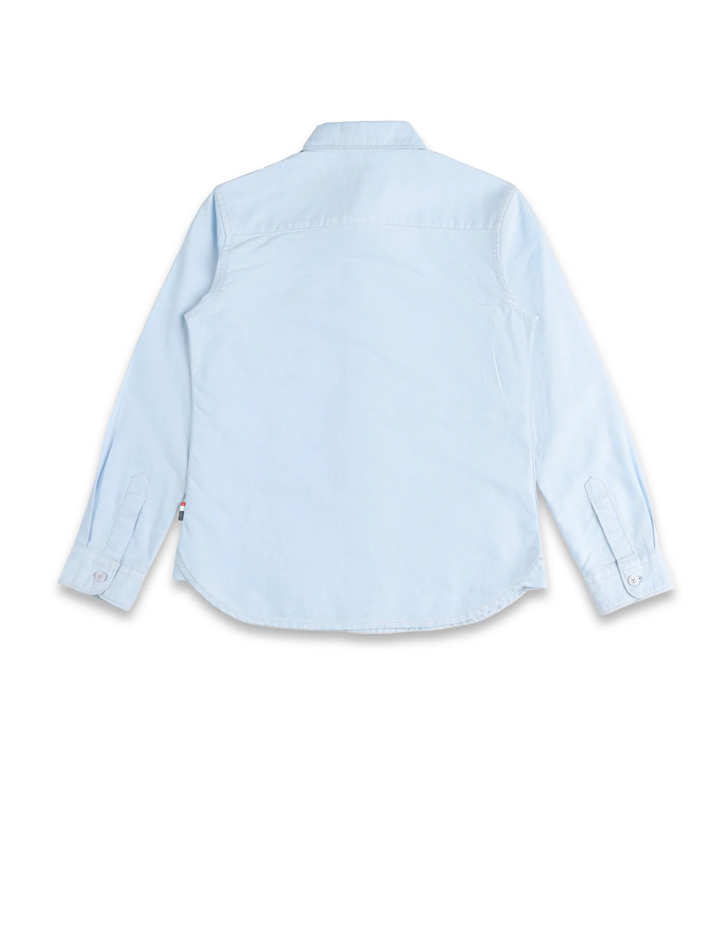 Boys Vertical Striped Oxford Shirt - Image 8