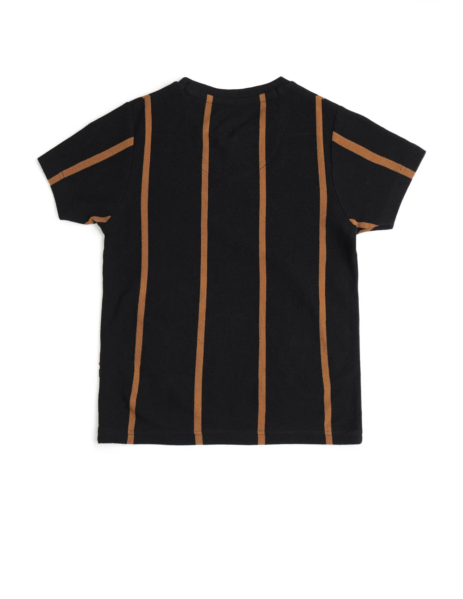 Boys Vertical Striped Pure Cotton T Shirt - Image 8