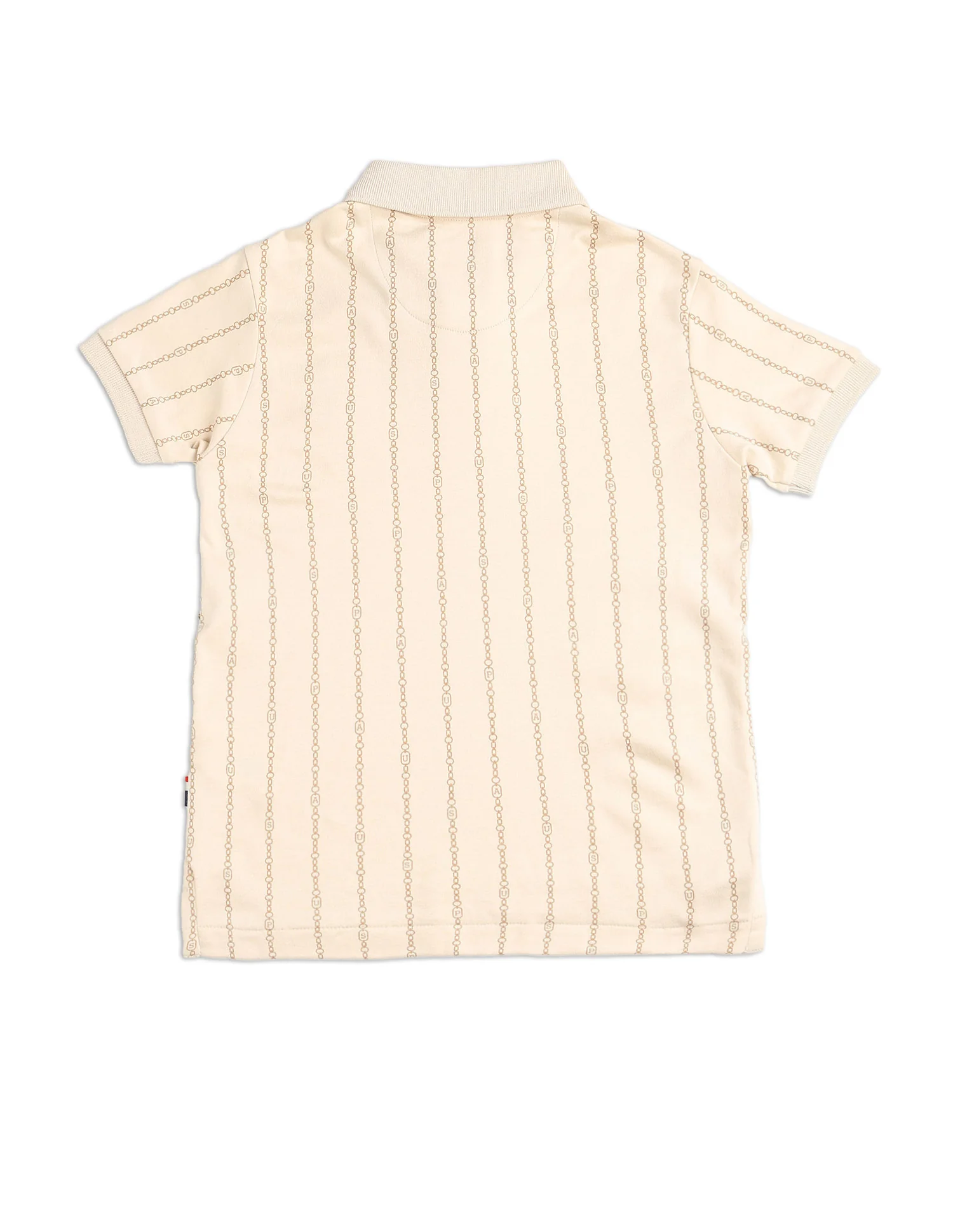 Boys Vertical Striped Regular Fit Polo Shirt - Image 8