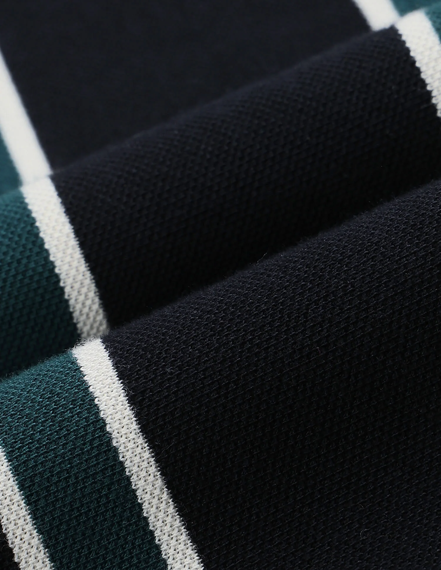 Boys Vertical Striped Regular Fit Polo Shirt - Image 2