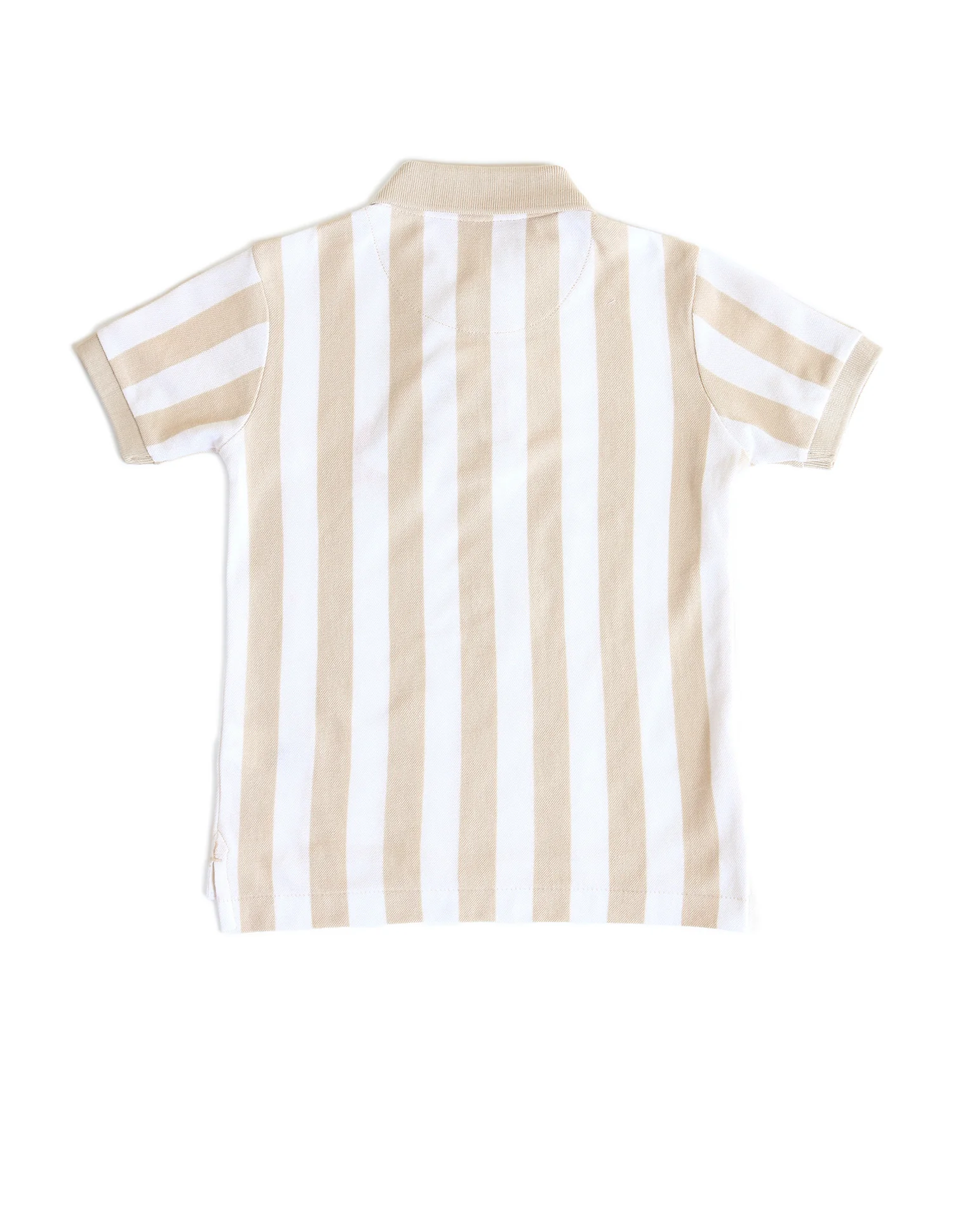 Boys Vertical Striped Regular Fit Polo Shirts - Image 7