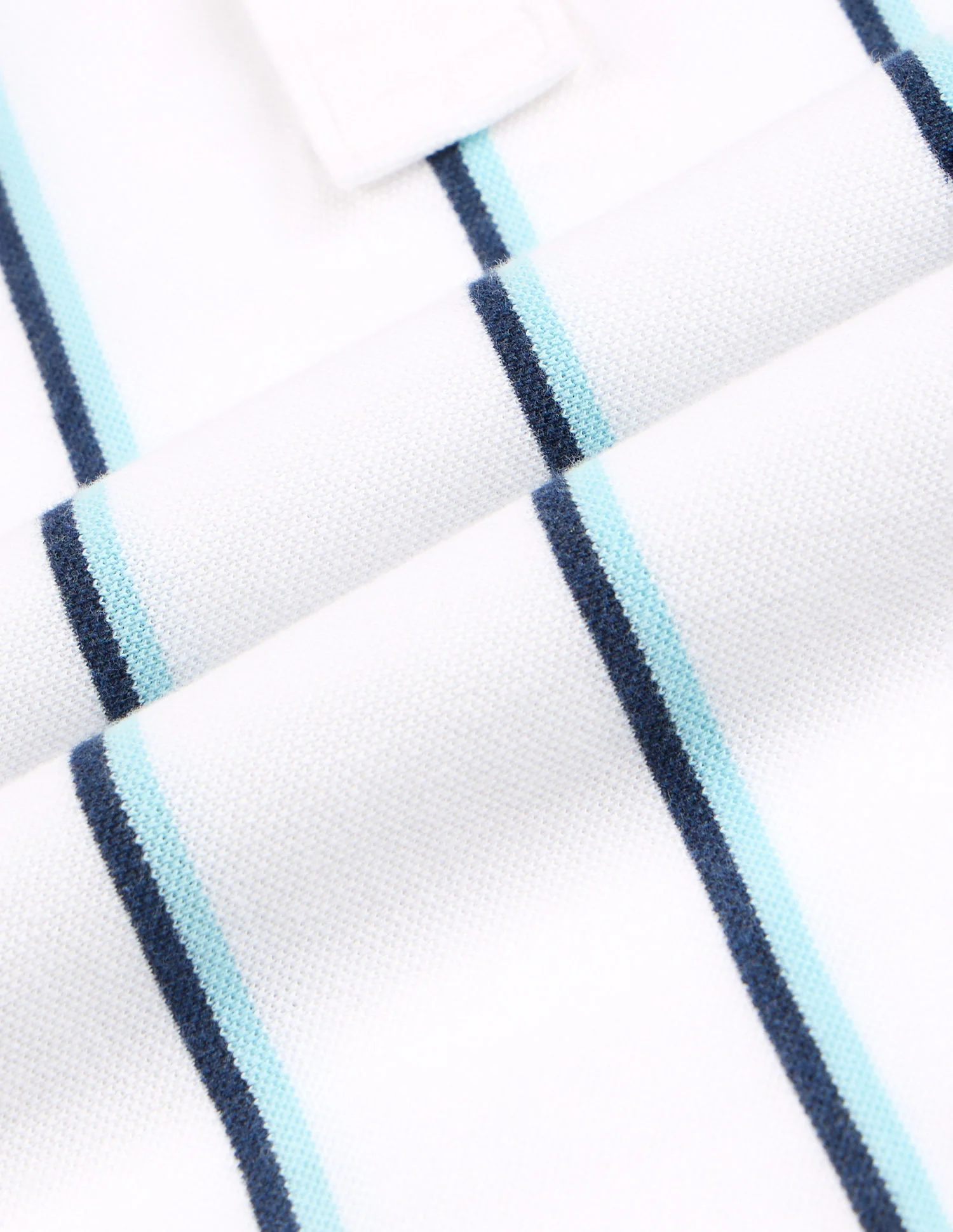 Boys Vertical Striped Regular Fit Polo Shirt - Image 3