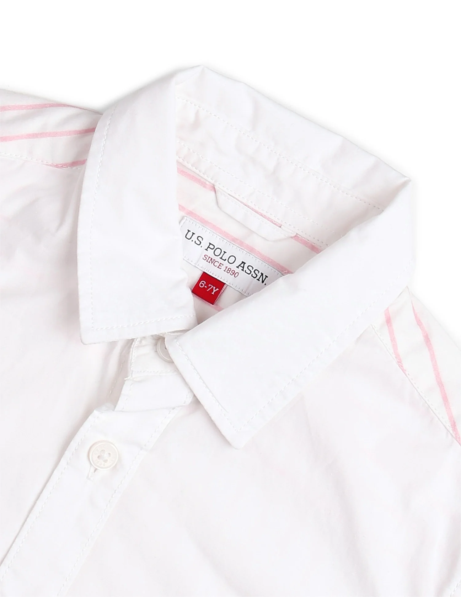 Boys Vertical Striped Regular Fit Shirt - Image 8