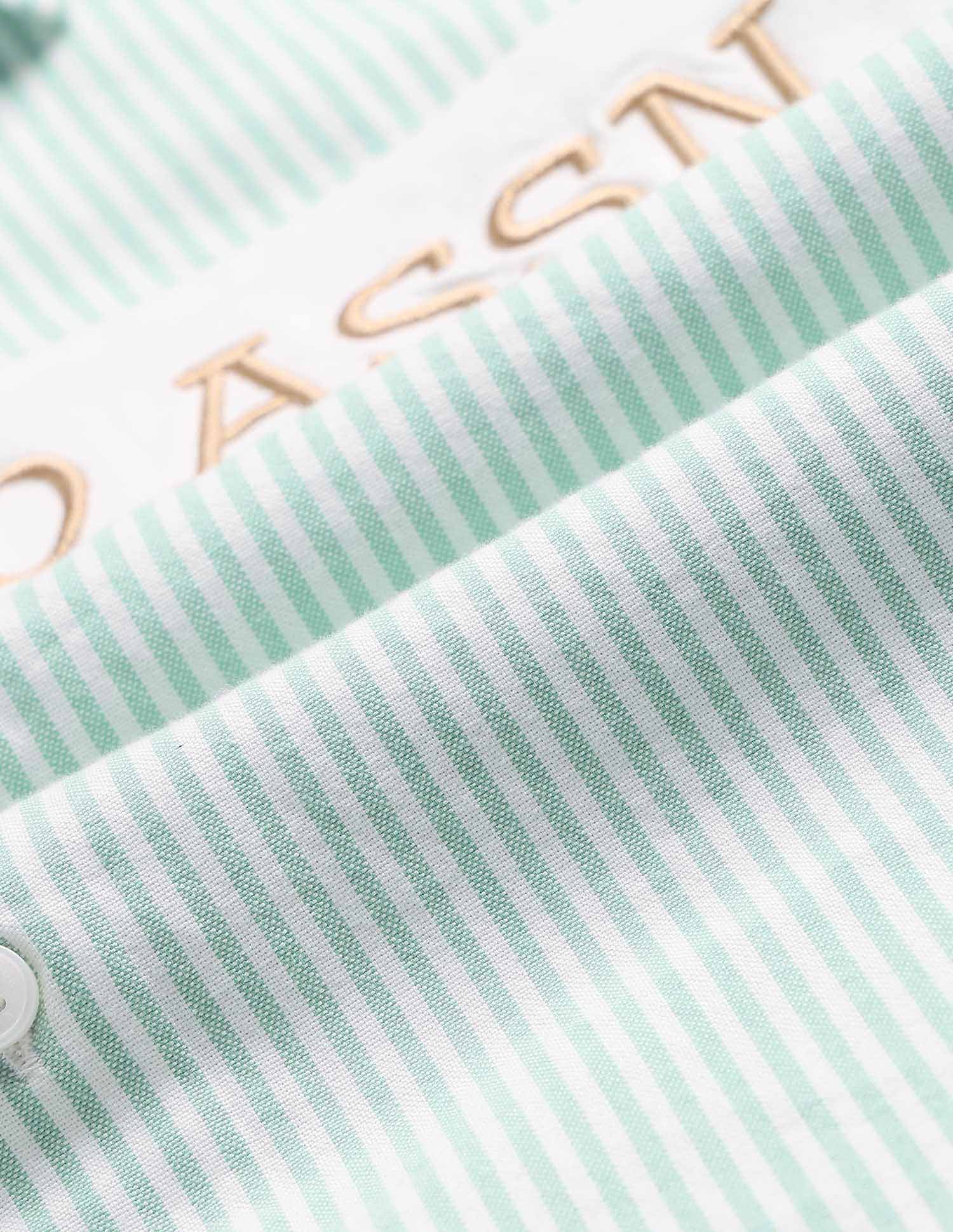 Boys Vertical Striped Regular Fit Shirt - Image 2