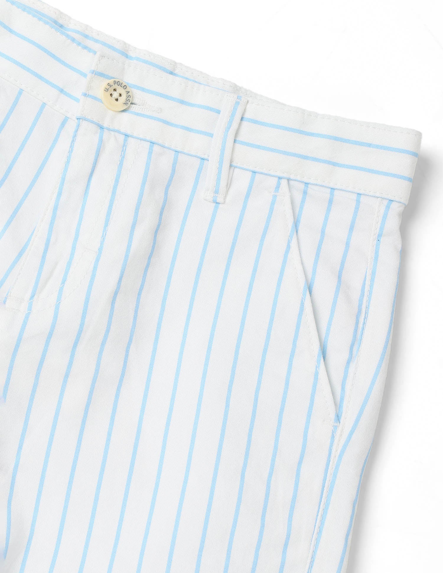 Boys Vertical Striped Regular Fit Shorts - Image 2
