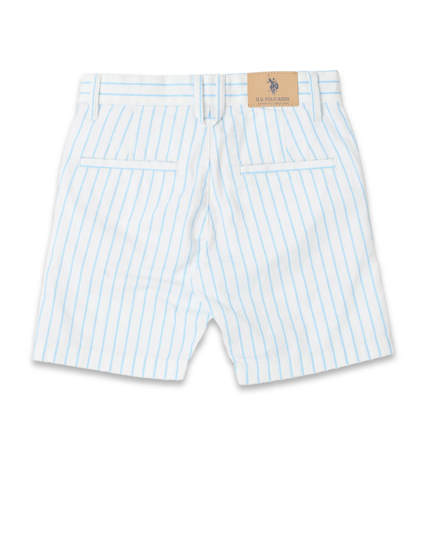 Boys Vertical Striped Regular Fit Shorts - Image 7
